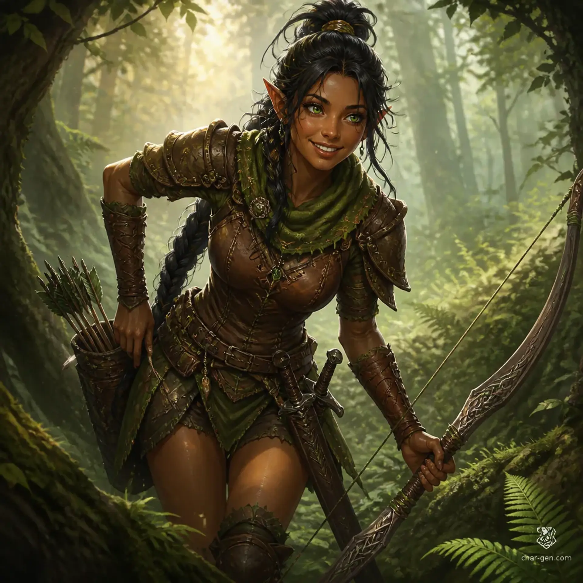 Cerys Pendra - AI-generated fantasy Character