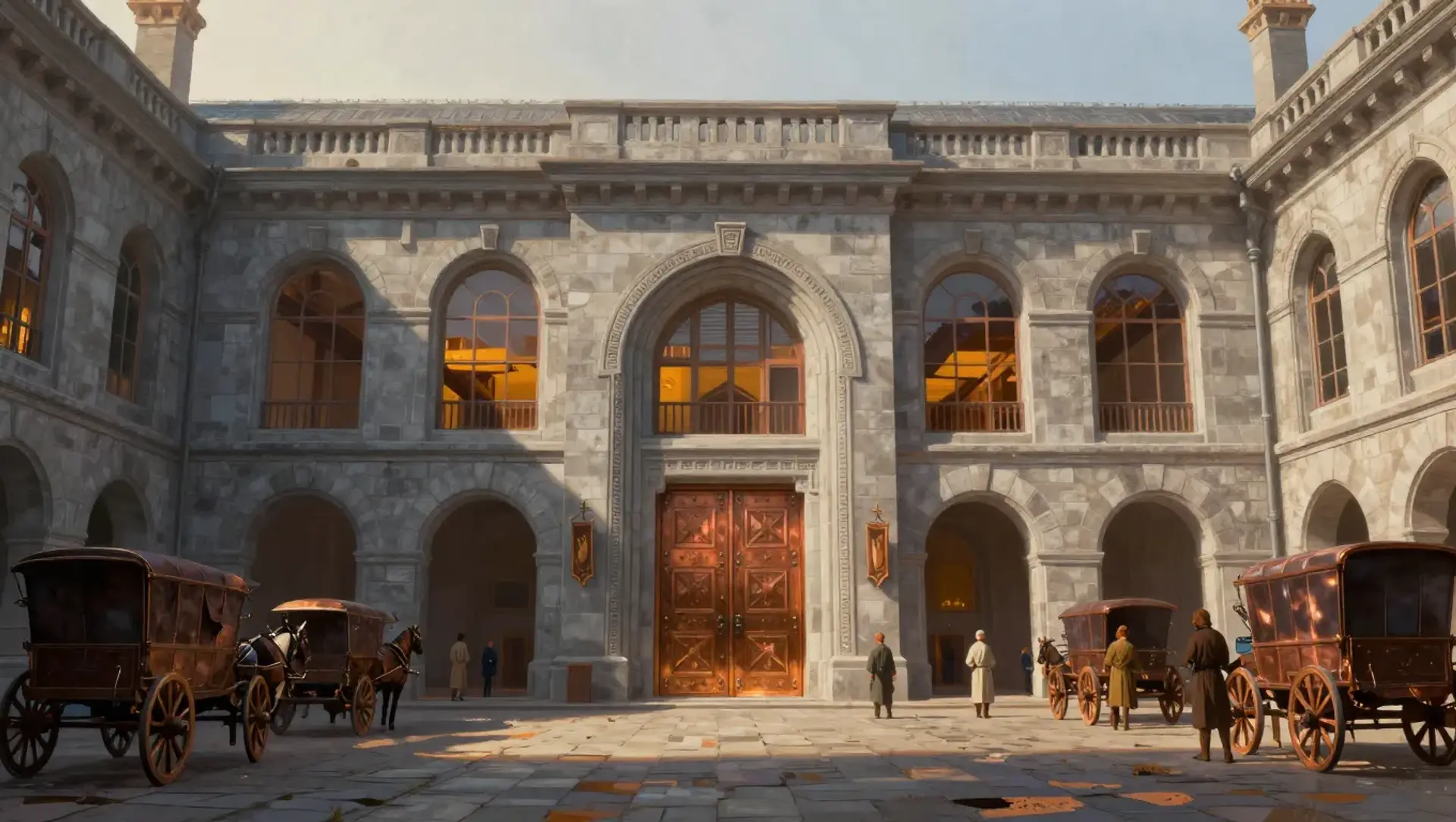 The Iron Key Hall | Fantasy Building Generated by CharGen