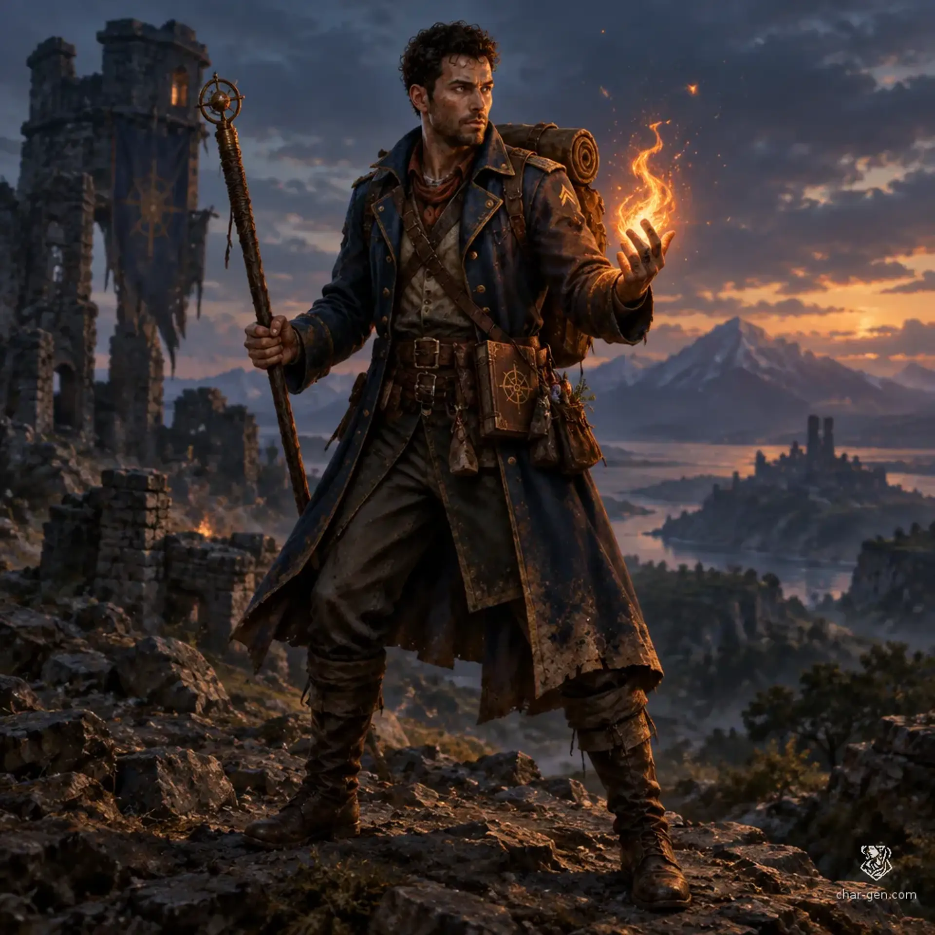 Arkan - AI-generated fantasy Character