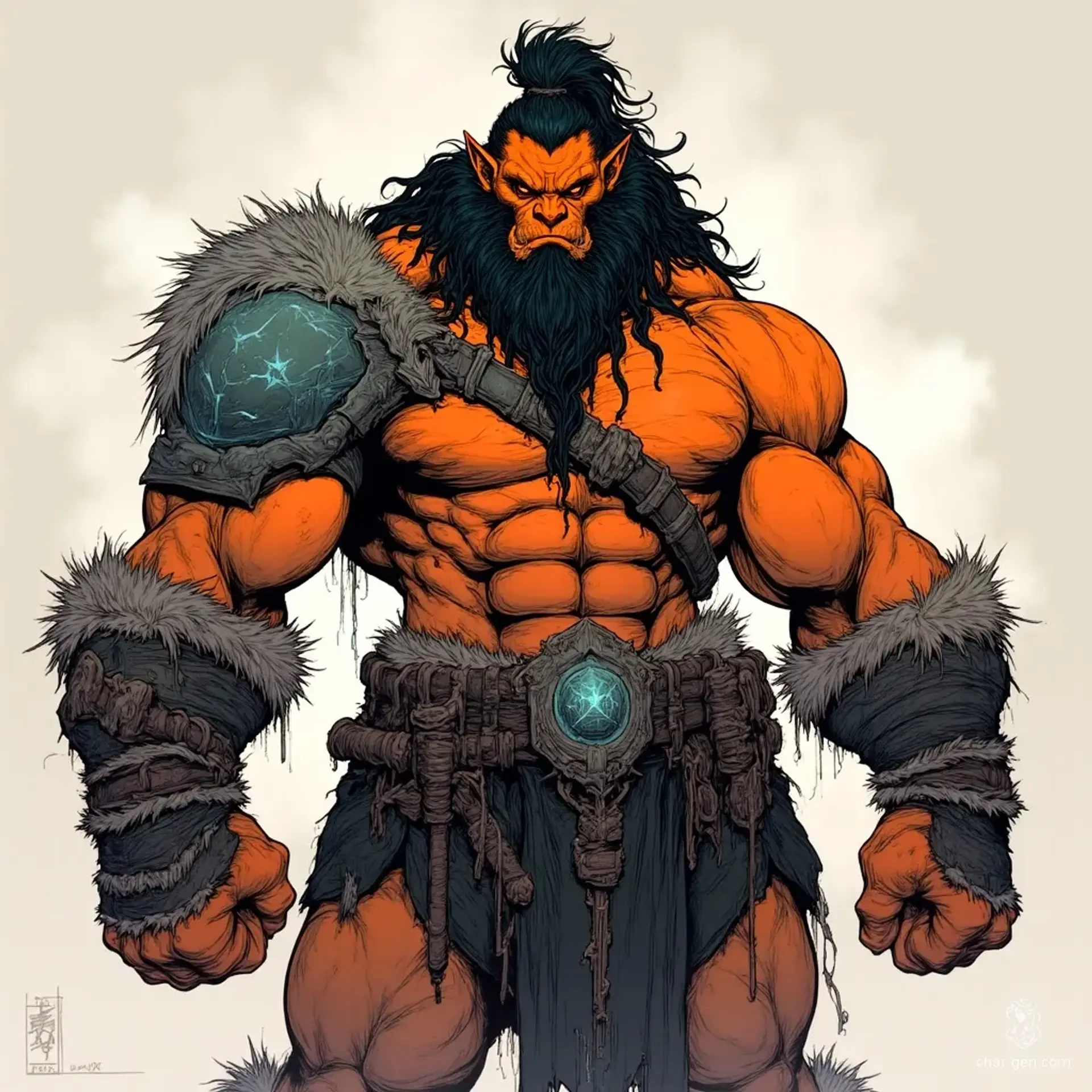 Brakk Burrito Brokk - AI-generated fantasy NPC