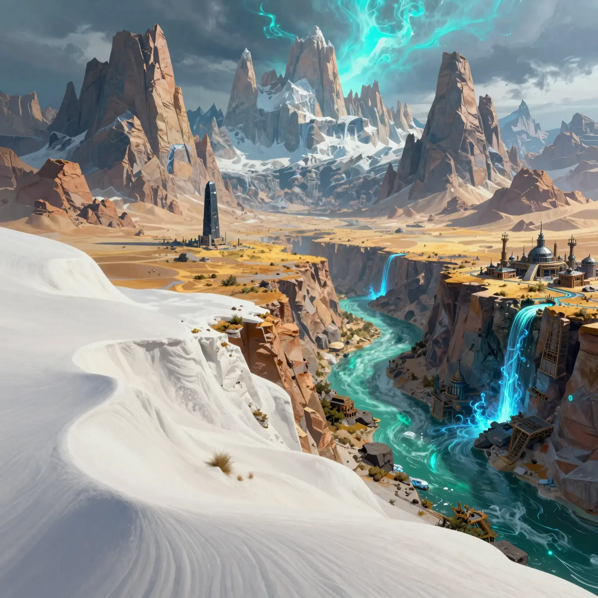 Skaig Whal - AI-generated fantasy Region