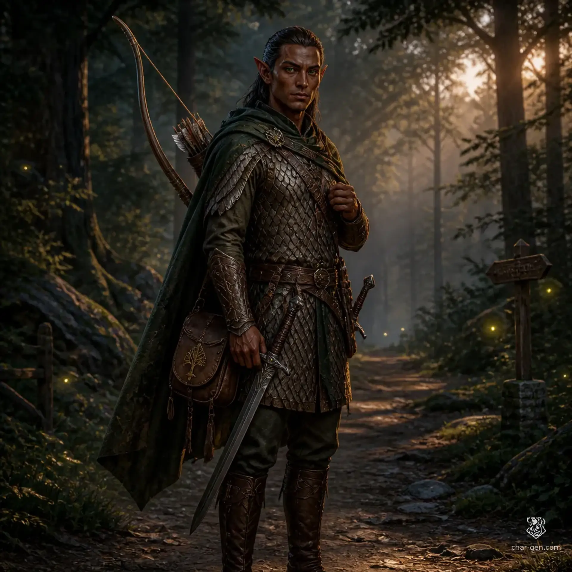 Aelar Thalanil - AI-generated fantasy Character
