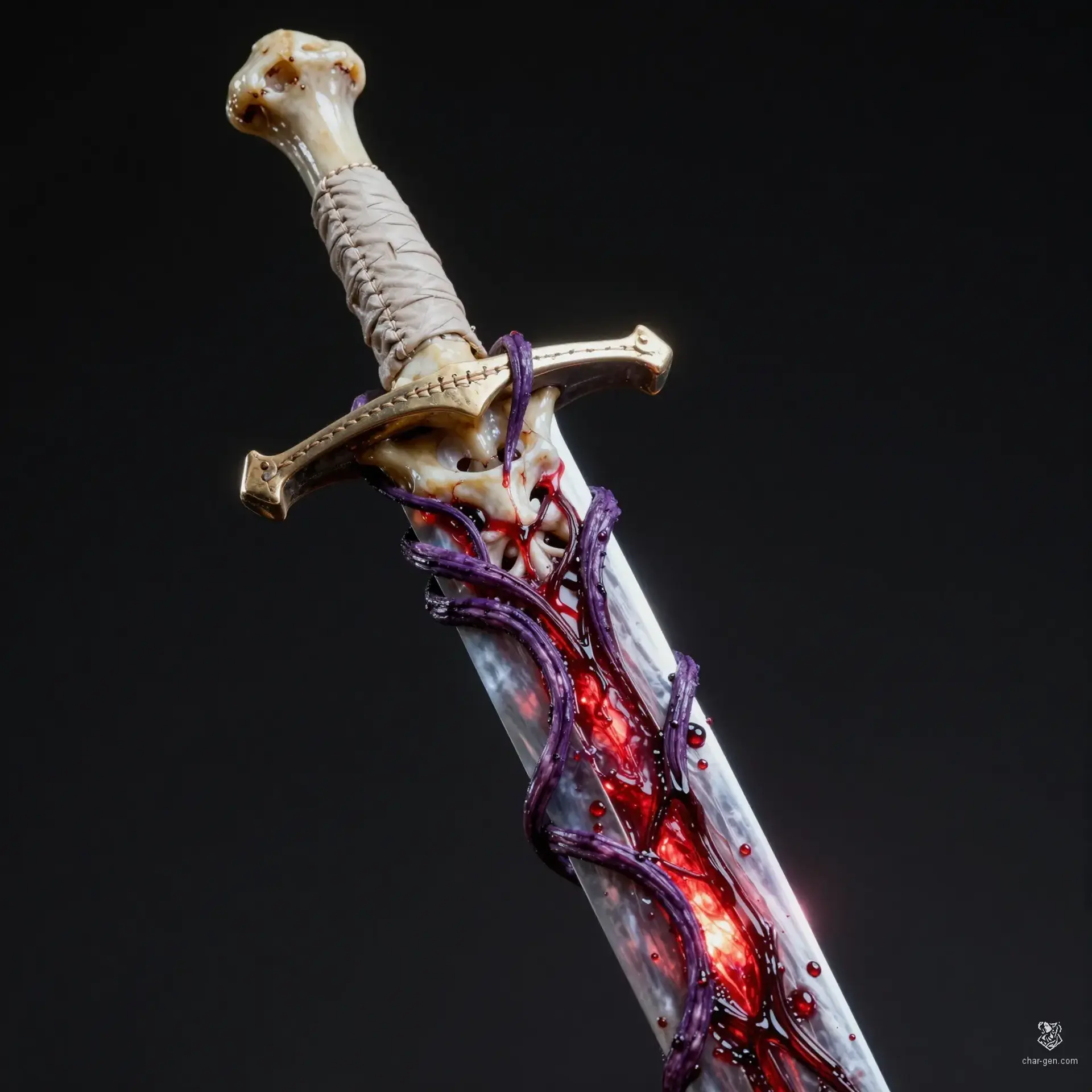Haemovore, the Pulsing Aorta - AI-generated fantasy Magic Item