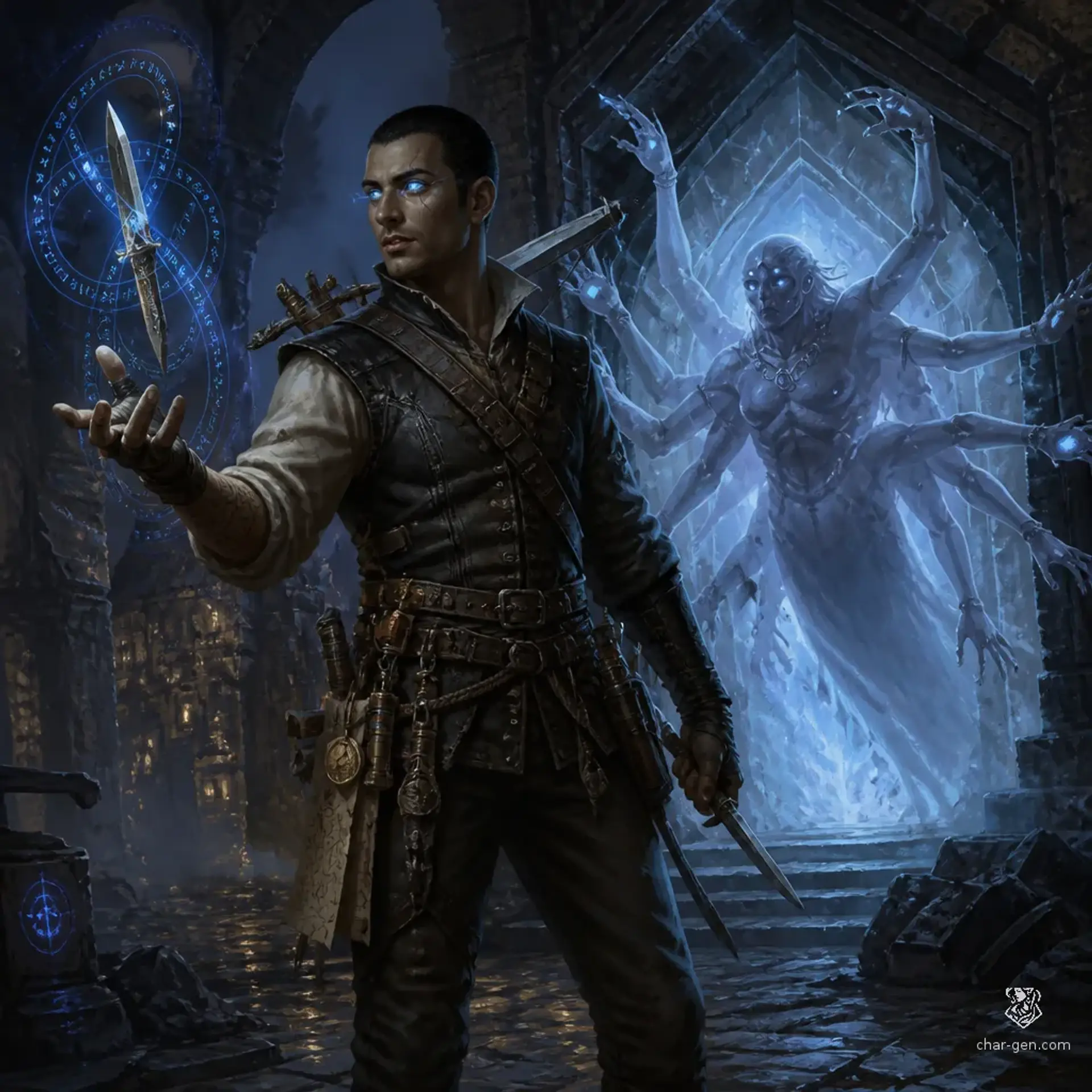 Tavik Ordu - AI-generated fantasy Character