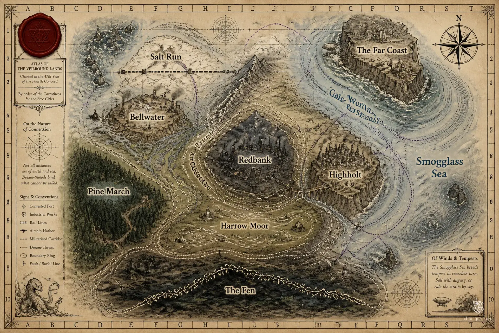 The Common Measure - AI-generated fantasy World