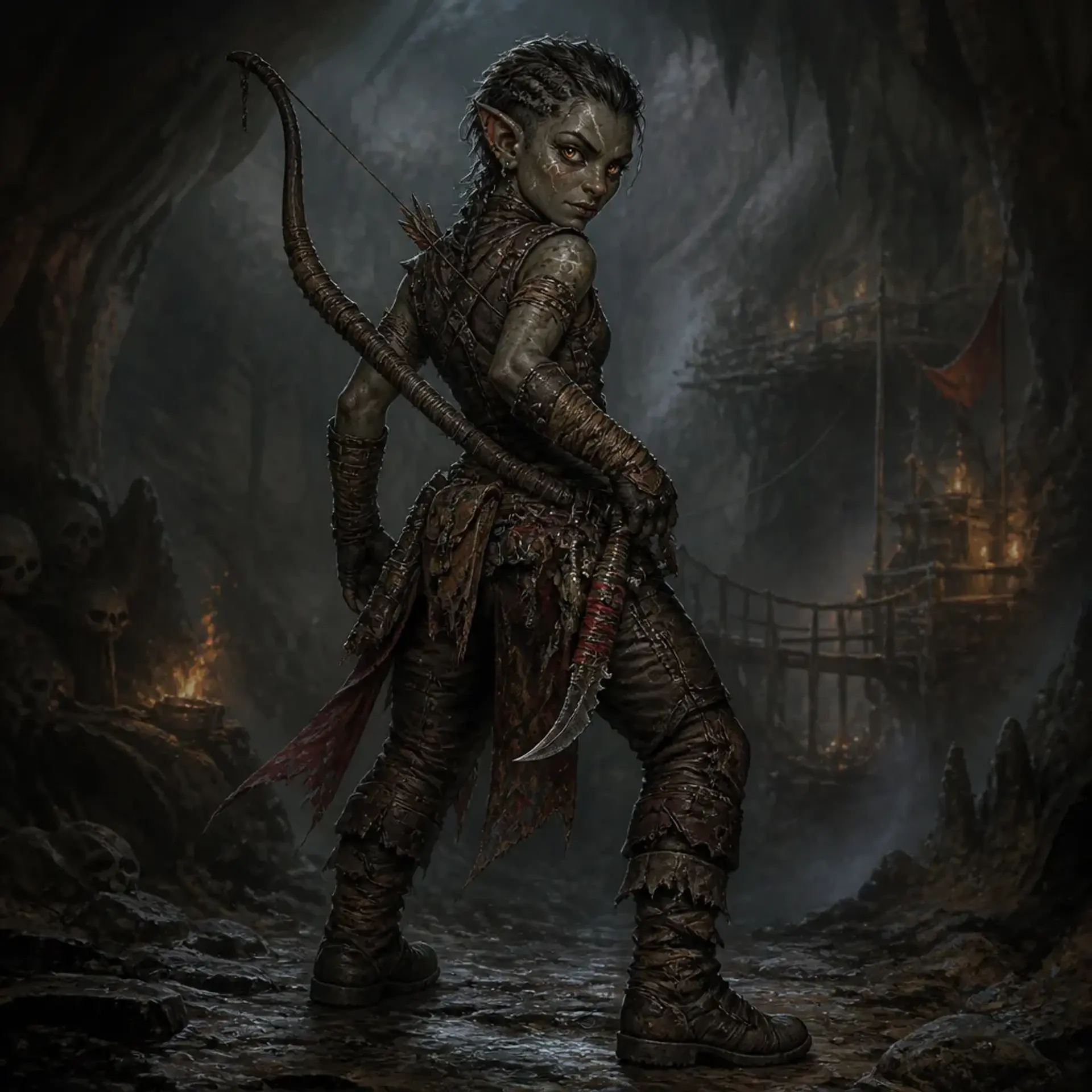 Vitha Ashmark - AI-generated fantasy Character