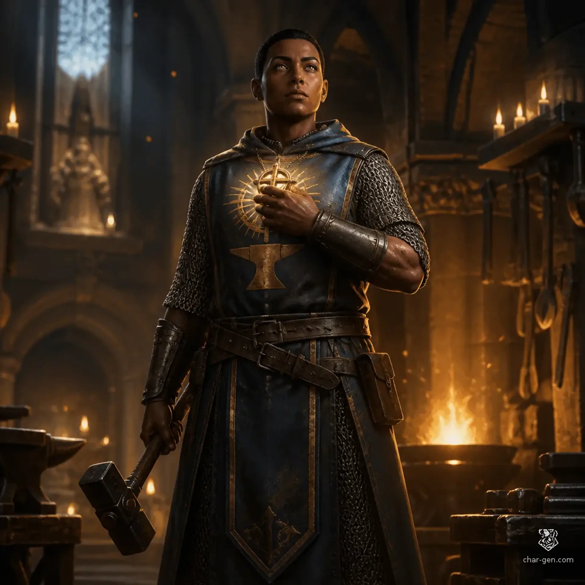 Hail - AI-generated fantasy Character