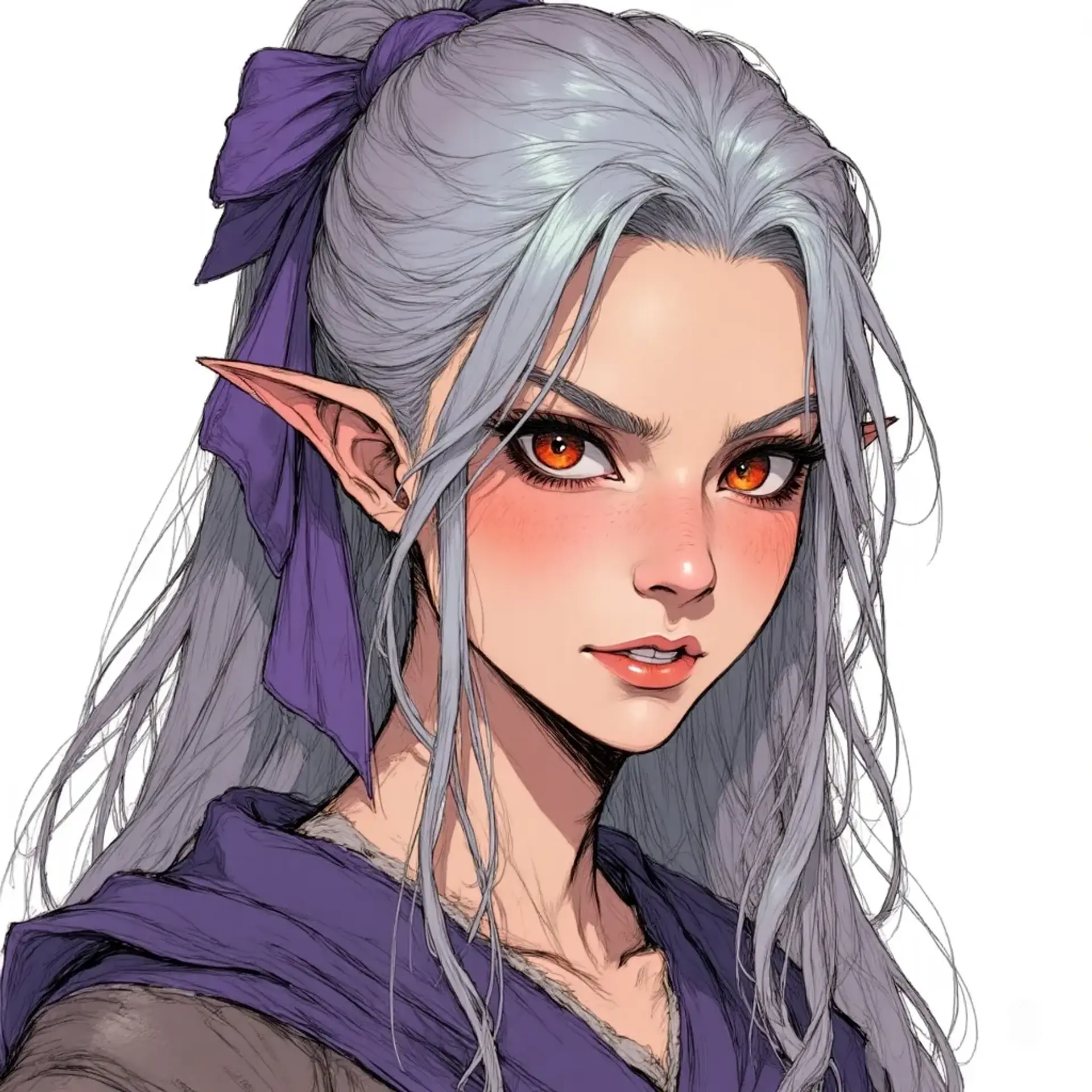 Velyndra Shaelrien - AI-generated fantasy NPC