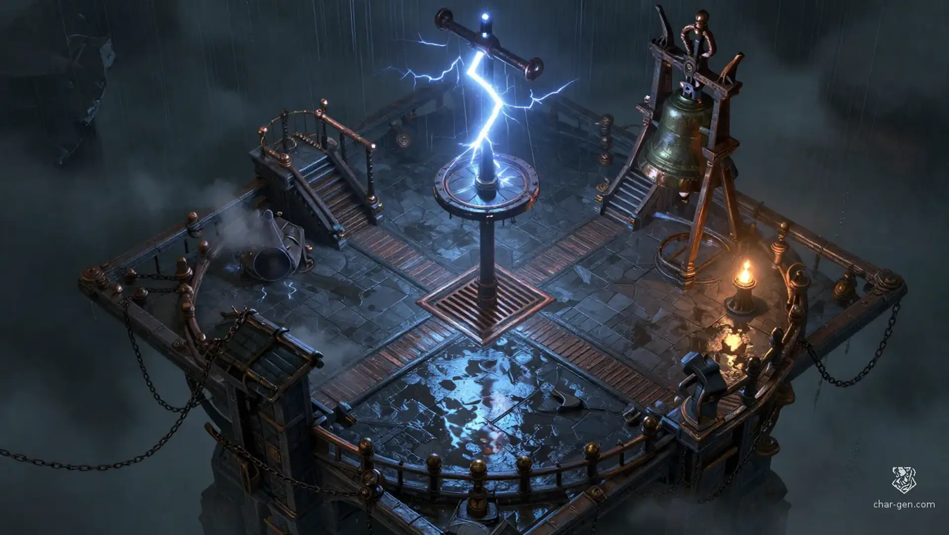 Stop Lord Krai from Turning the Lightning Tower - AI-generated fantasy Encounter
