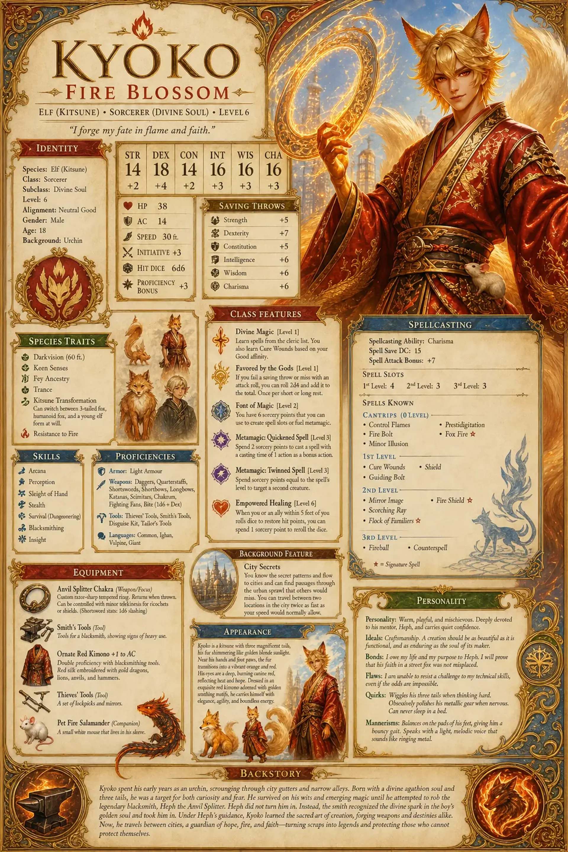 Character Sheet
