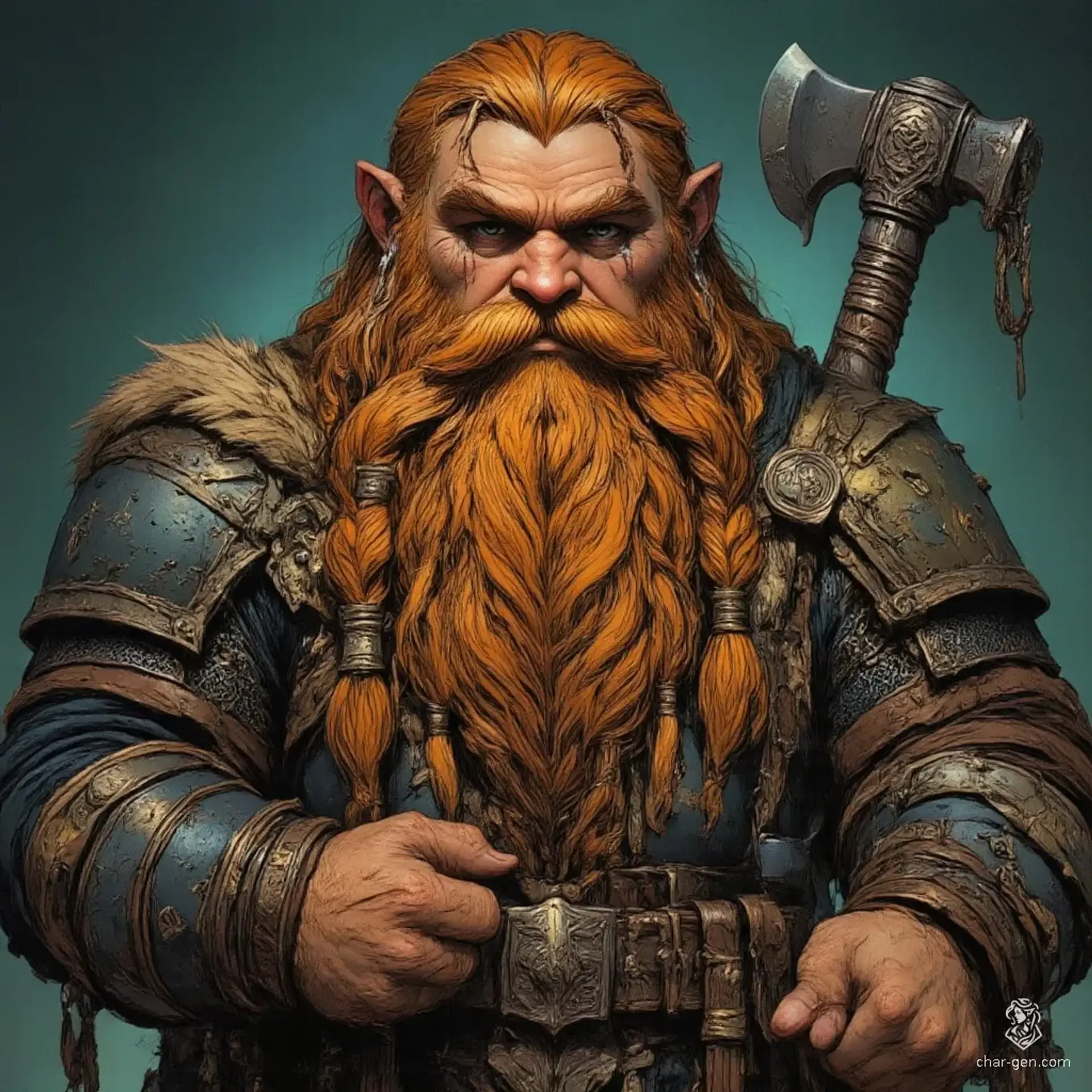 Thulgrim Amberforge - AI-generated fantasy NPC