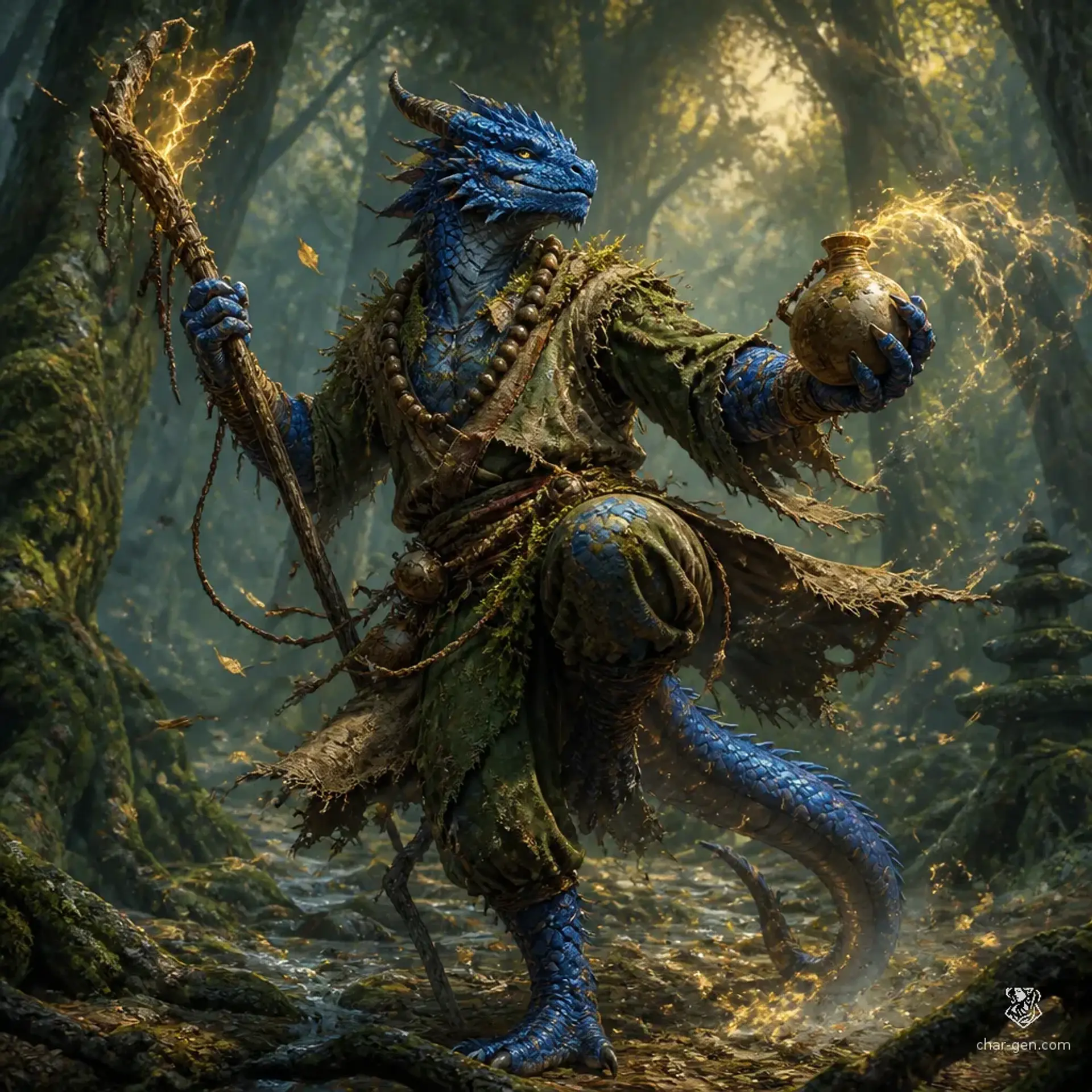 Quintin - AI-generated fantasy Character