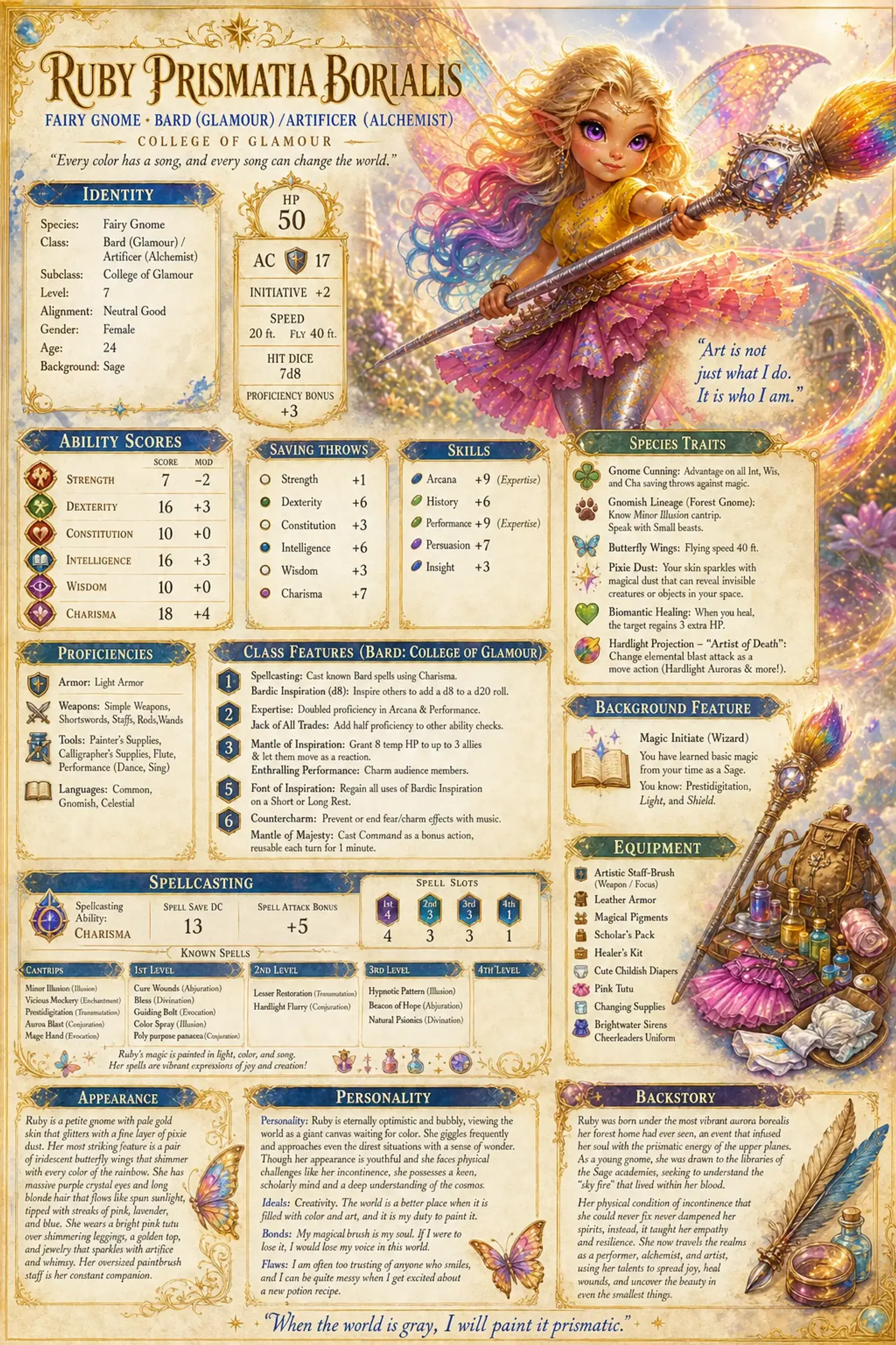 Character Sheet
