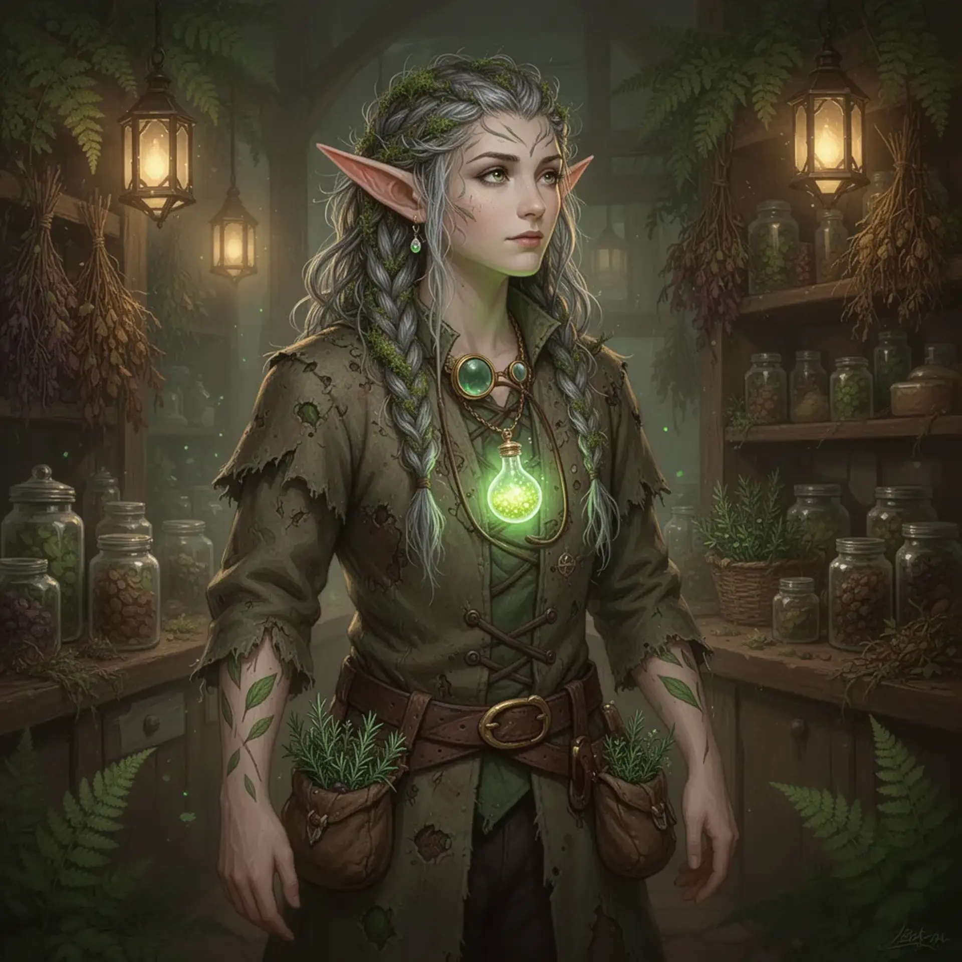 Jora Fen - AI-generated fantasy NPC