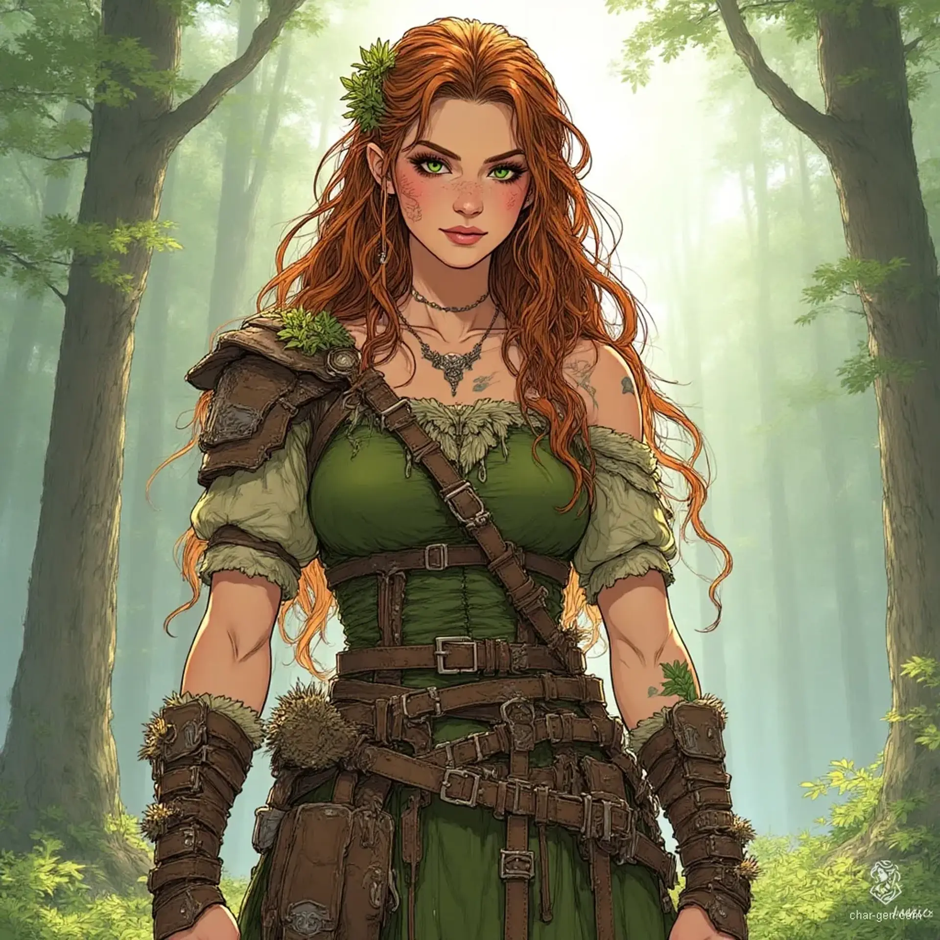 Elowen Starwhisper - AI-generated fantasy NPC