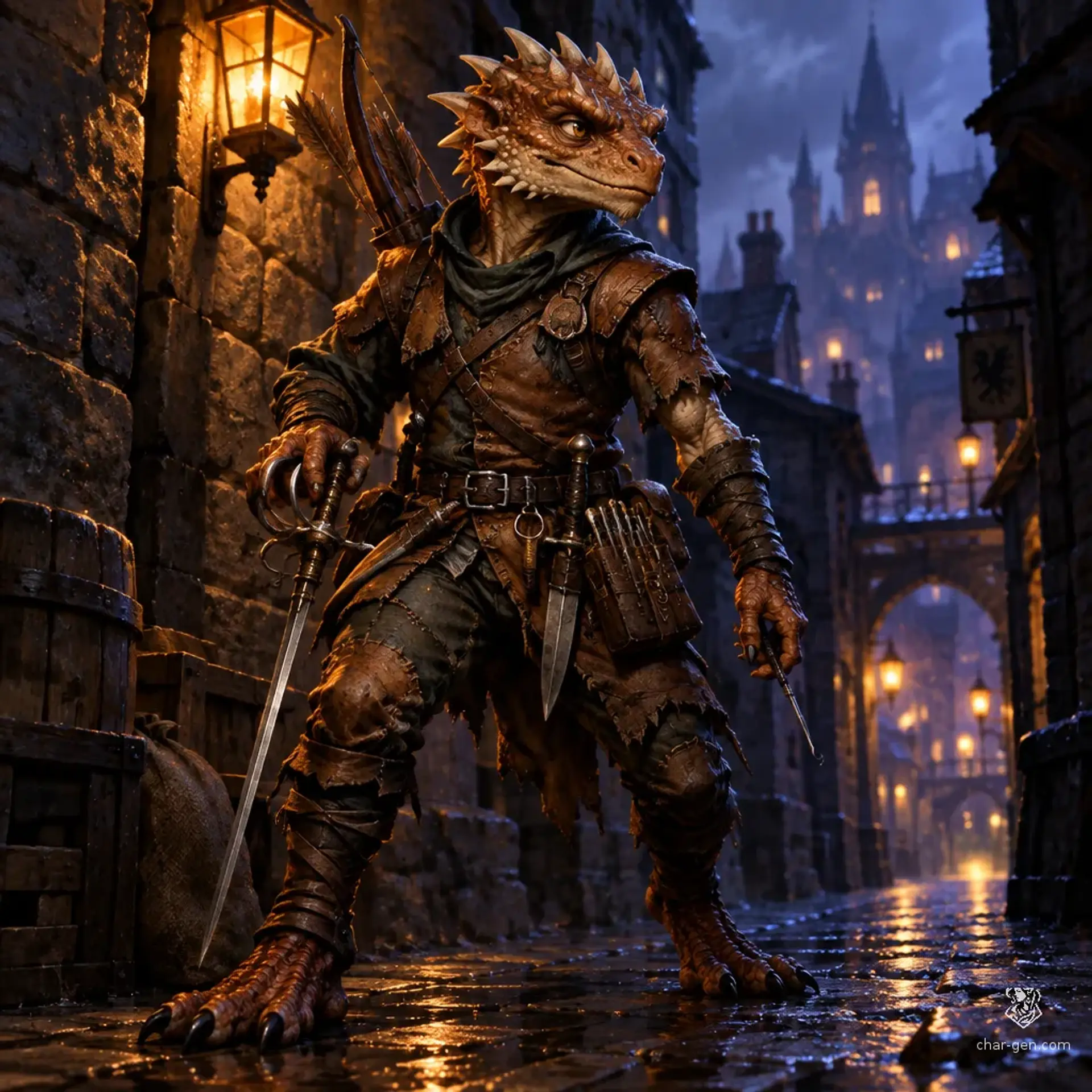 John Rogue - AI-generated fantasy Character