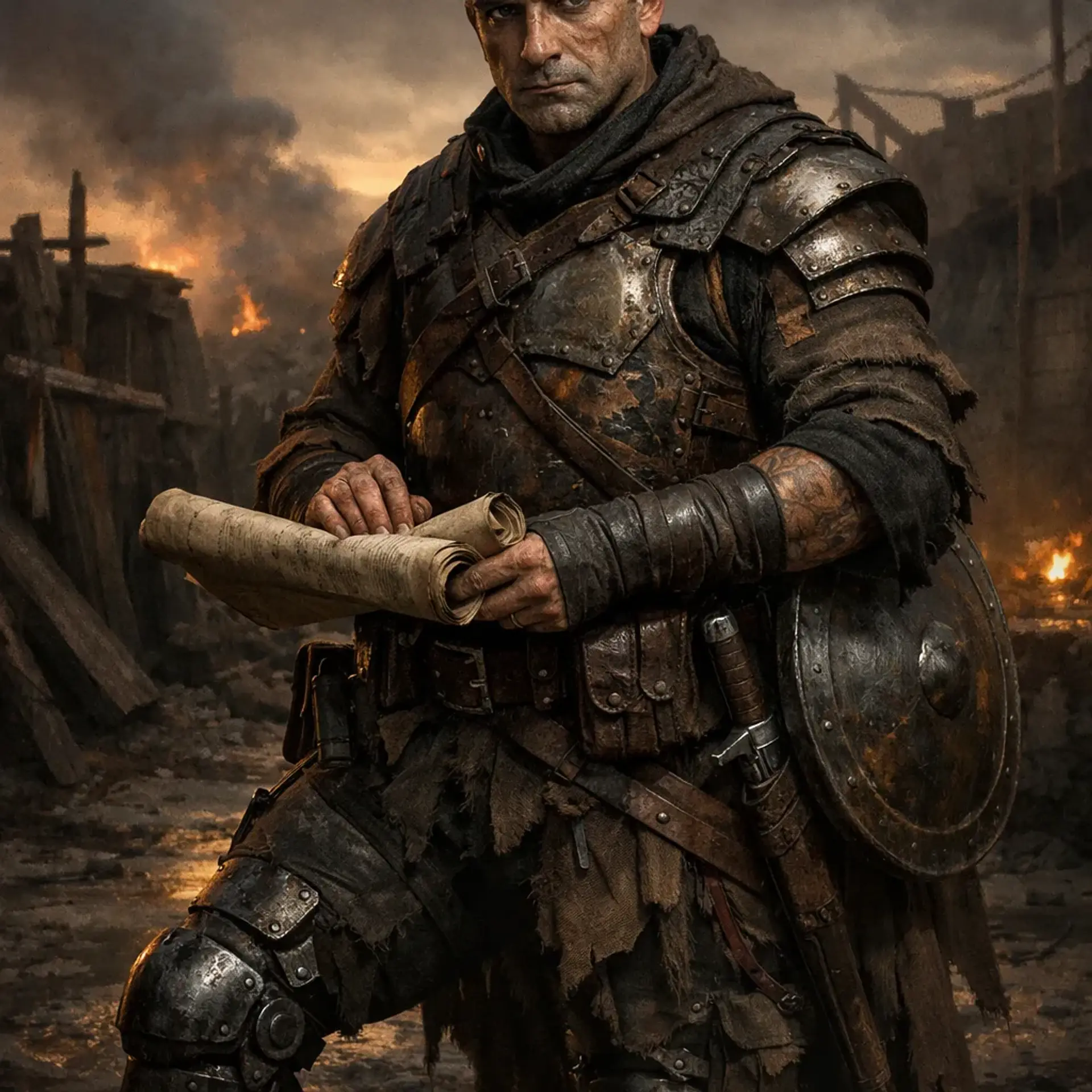 Kaelen 'Iron-Gait' Thorne - AI-generated fantasy NPC