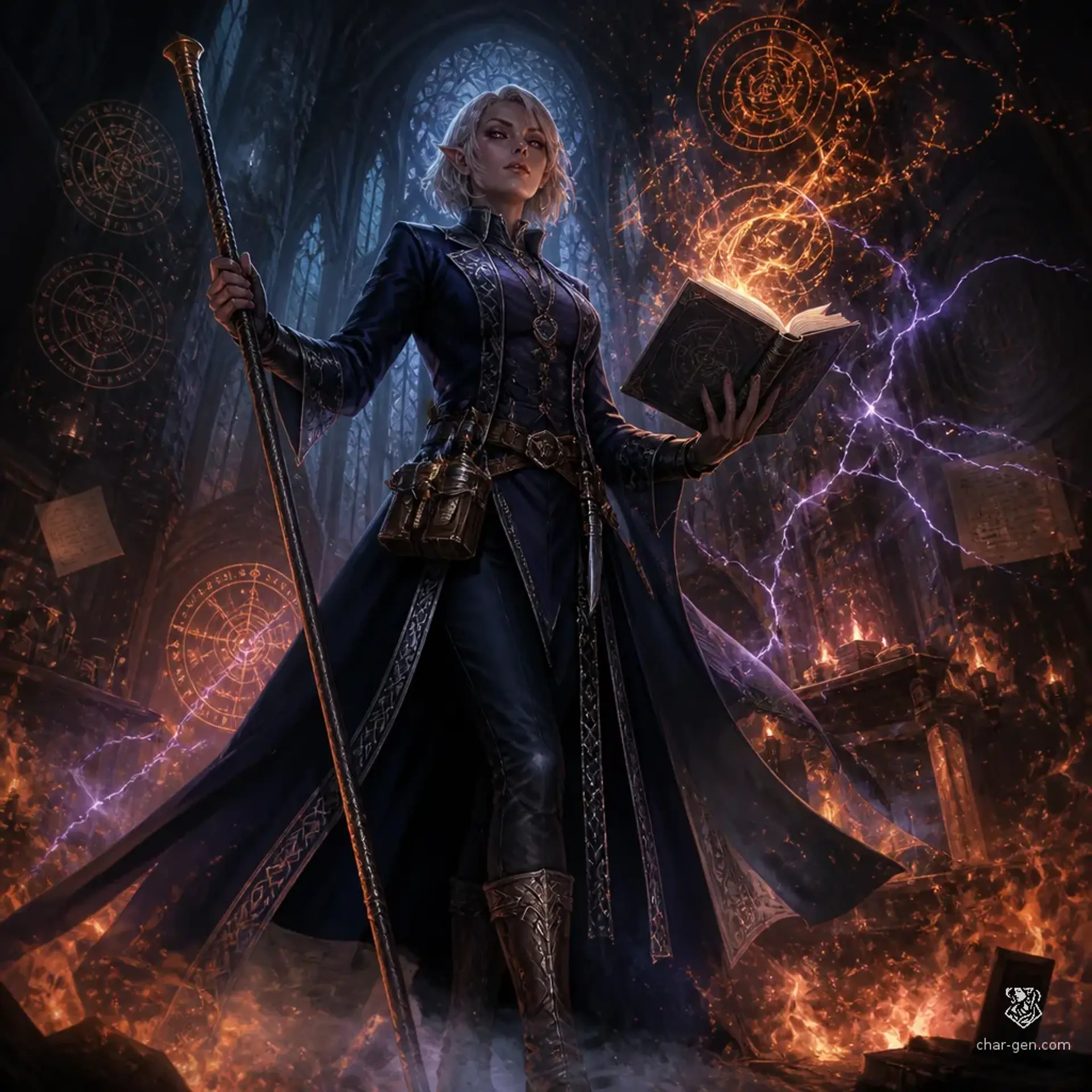 Veyra Klasten - AI-generated fantasy Character