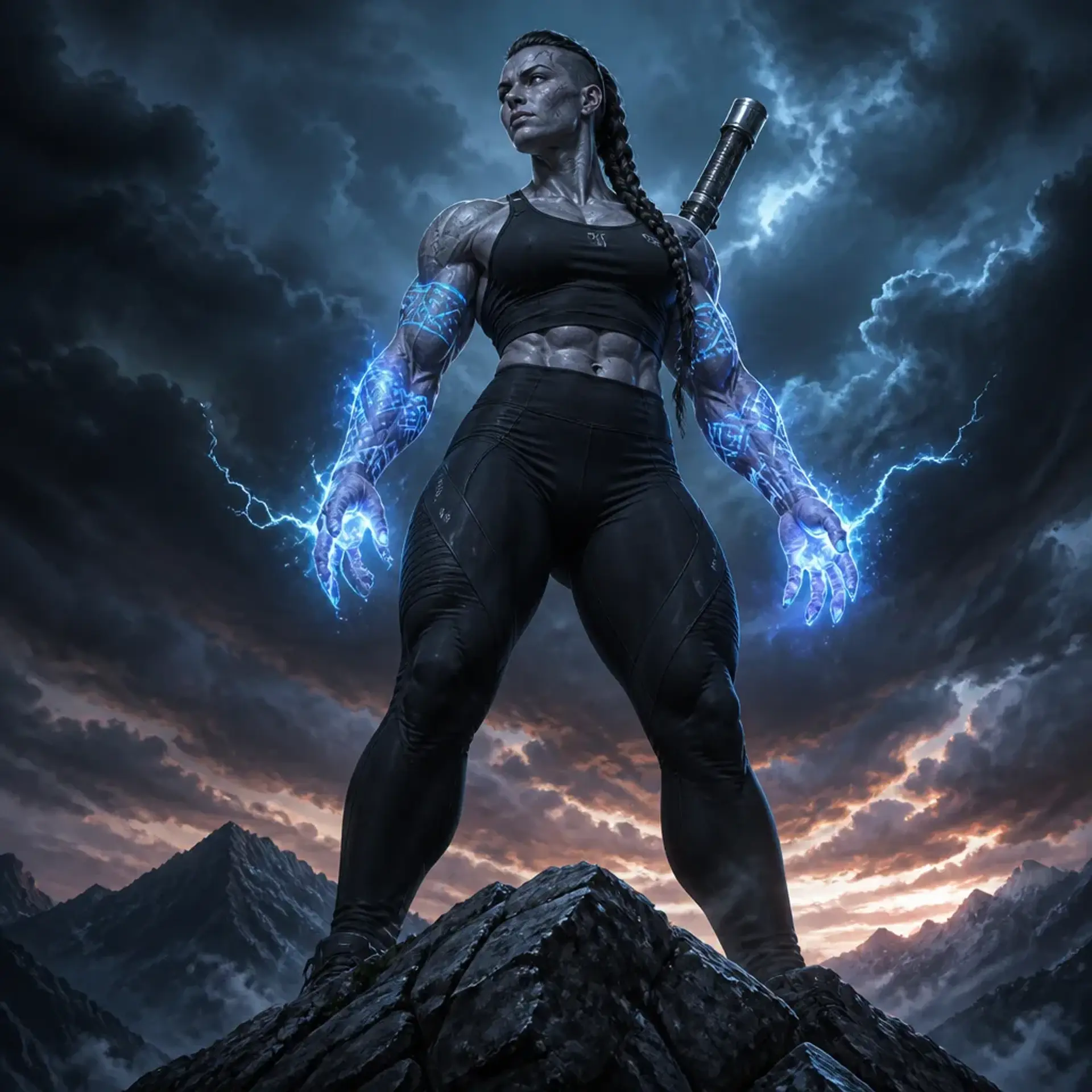 Kaori Stone-Walker - AI-generated fantasy Character