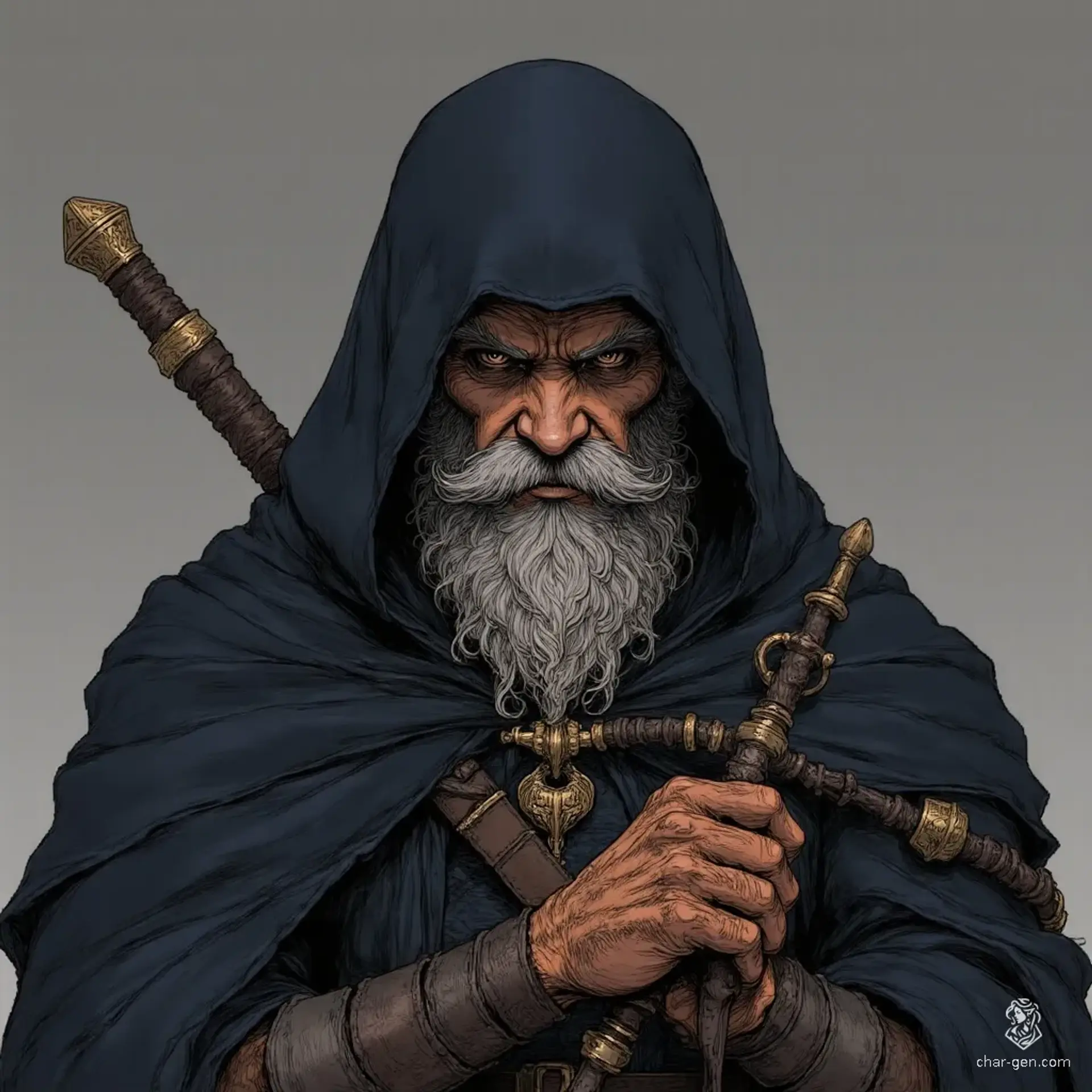 Torrin Graywhistle - AI-generated fantasy NPC