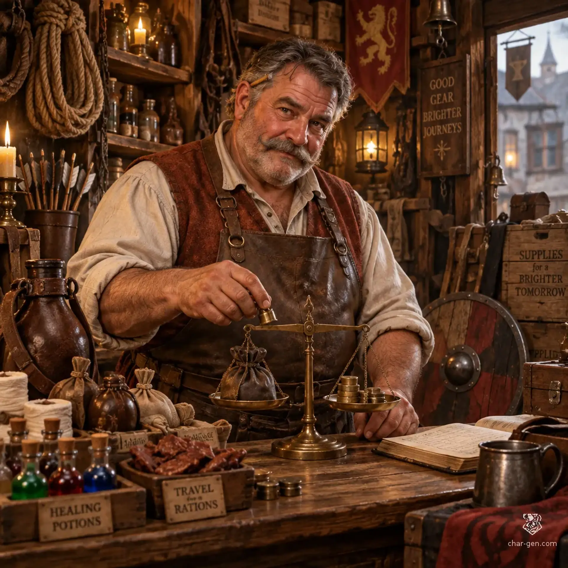 Buckman - AI-generated fantasy NPC