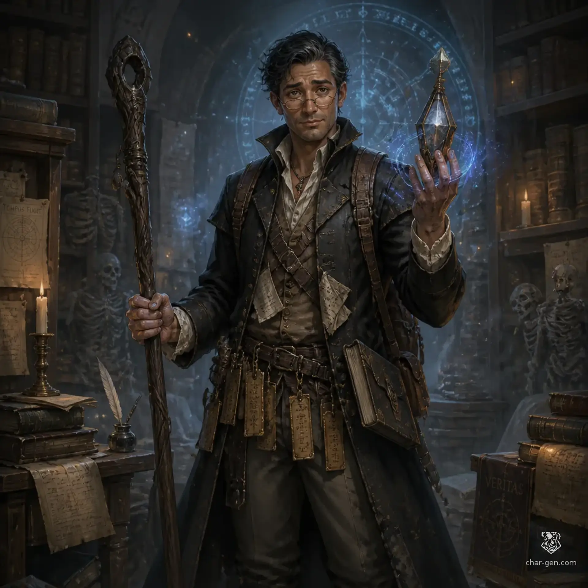 Oresti Mikeladze - AI-generated fantasy Character