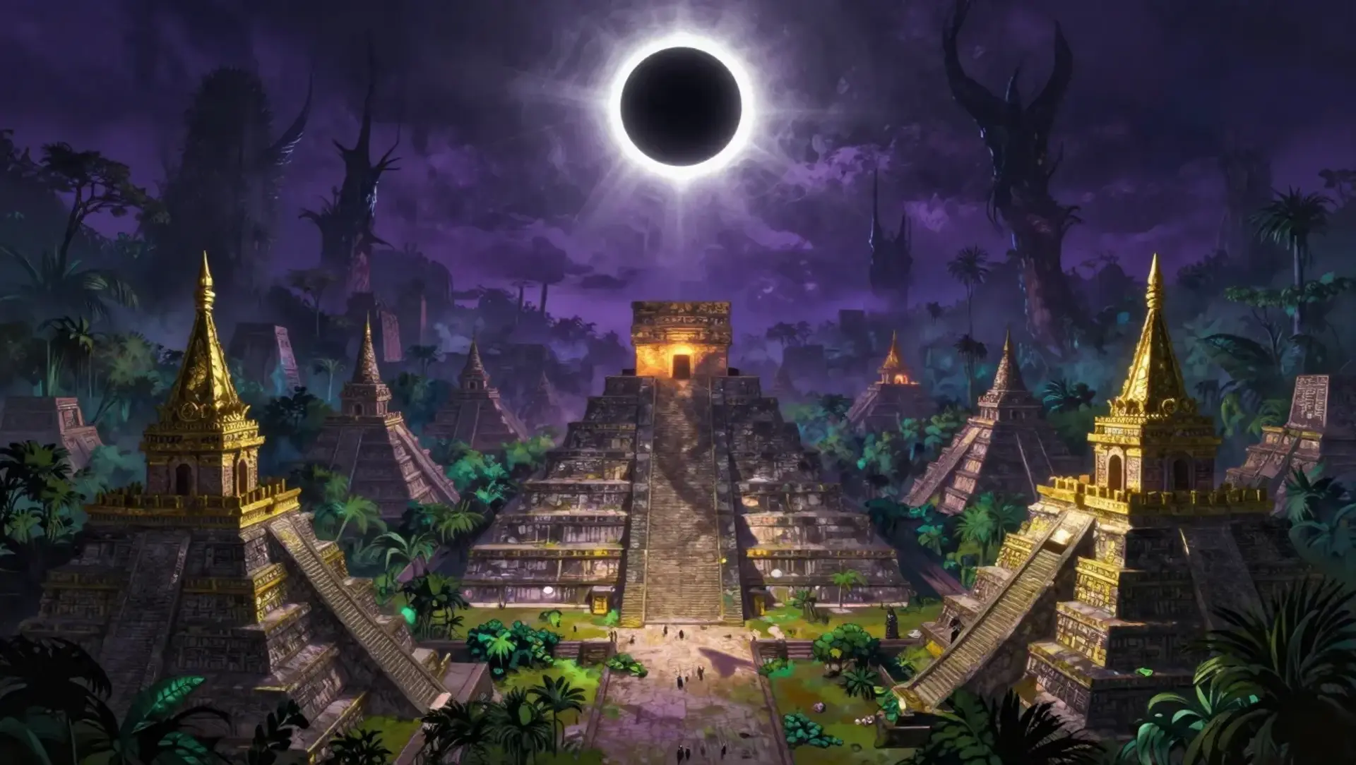The Shroud of the Gilded Sun - AI-generated fantasy Quest