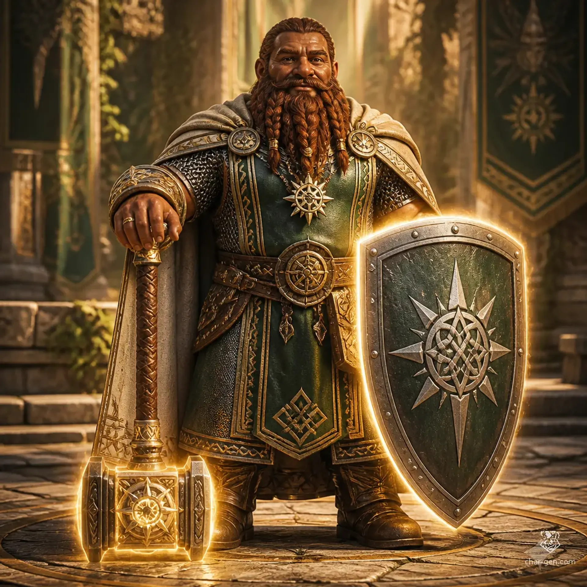 Berron Olofi - AI-generated fantasy Character