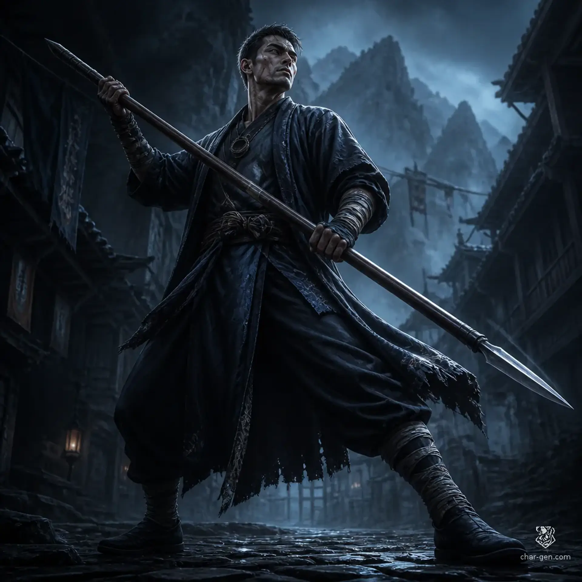 Valerius Thorne - AI-generated fantasy Character