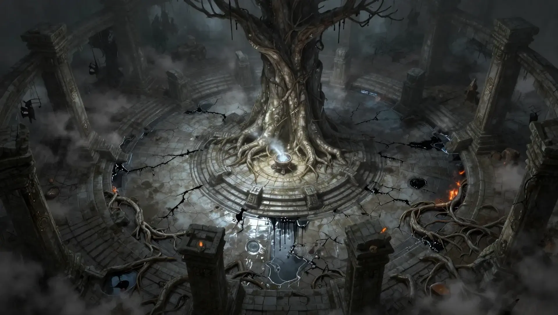 Keep the Shrine from Falling - AI-generated fantasy Encounter