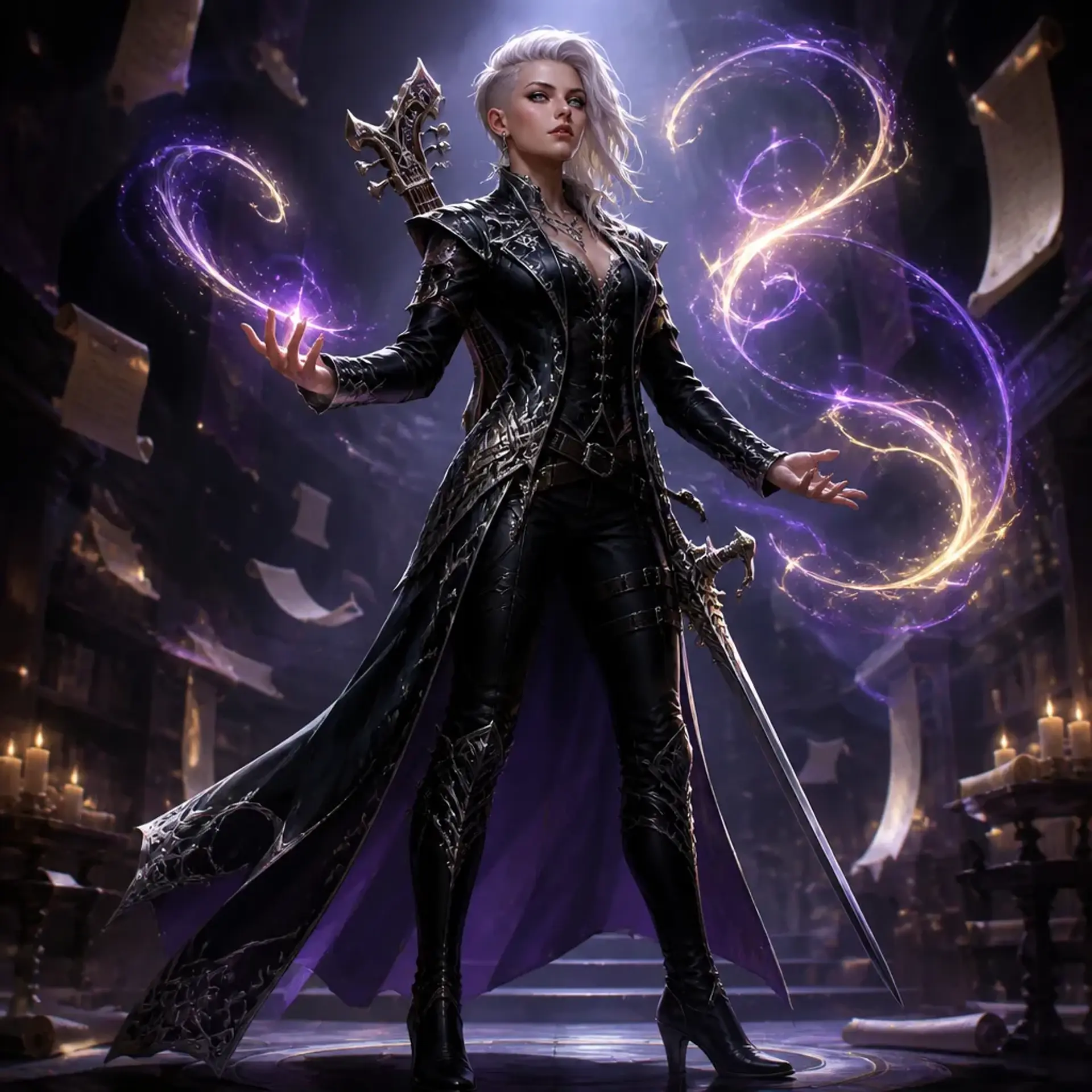 Serriah - AI-generated fantasy Character