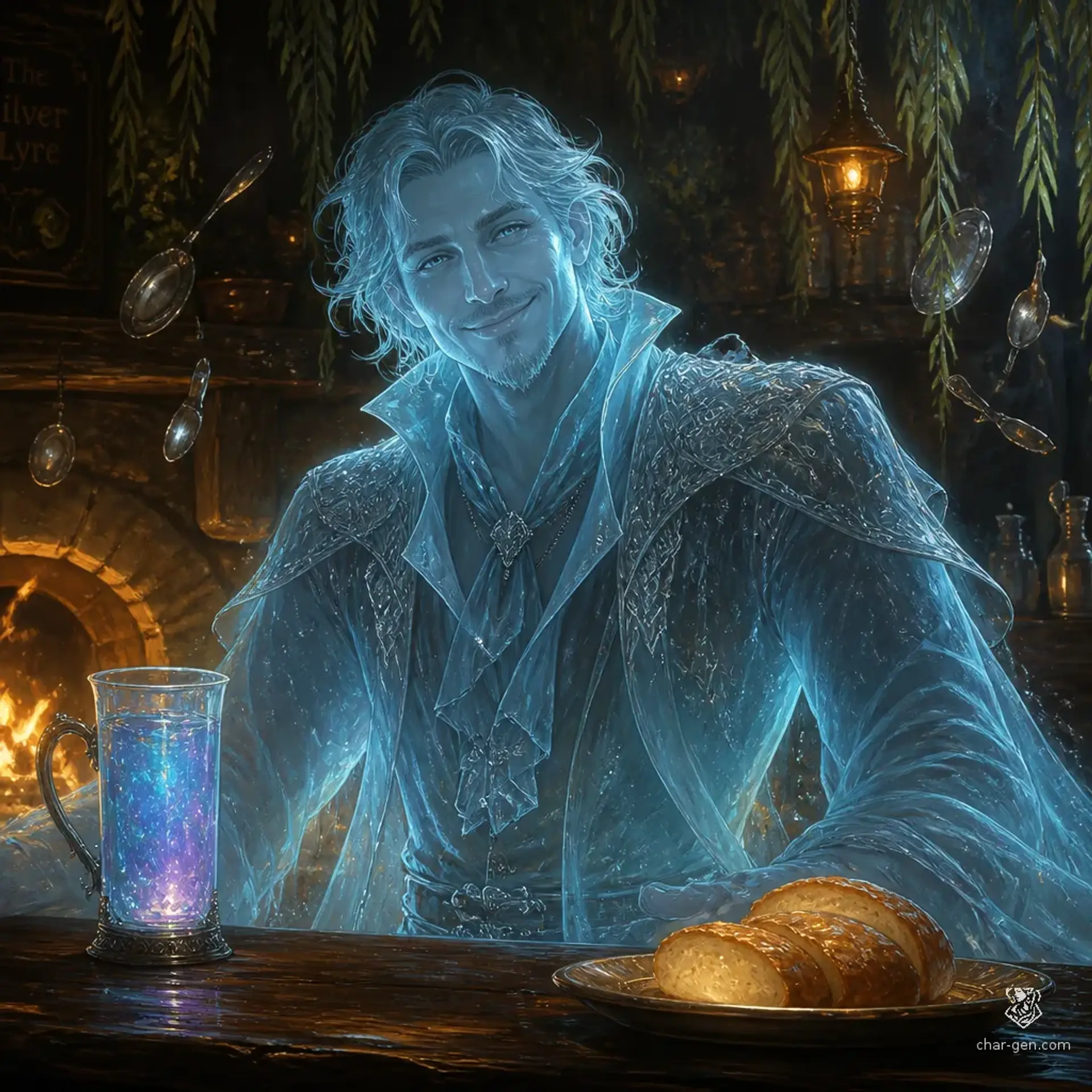 The Whispering Willow Inn - AI-generated fantasy Tavern