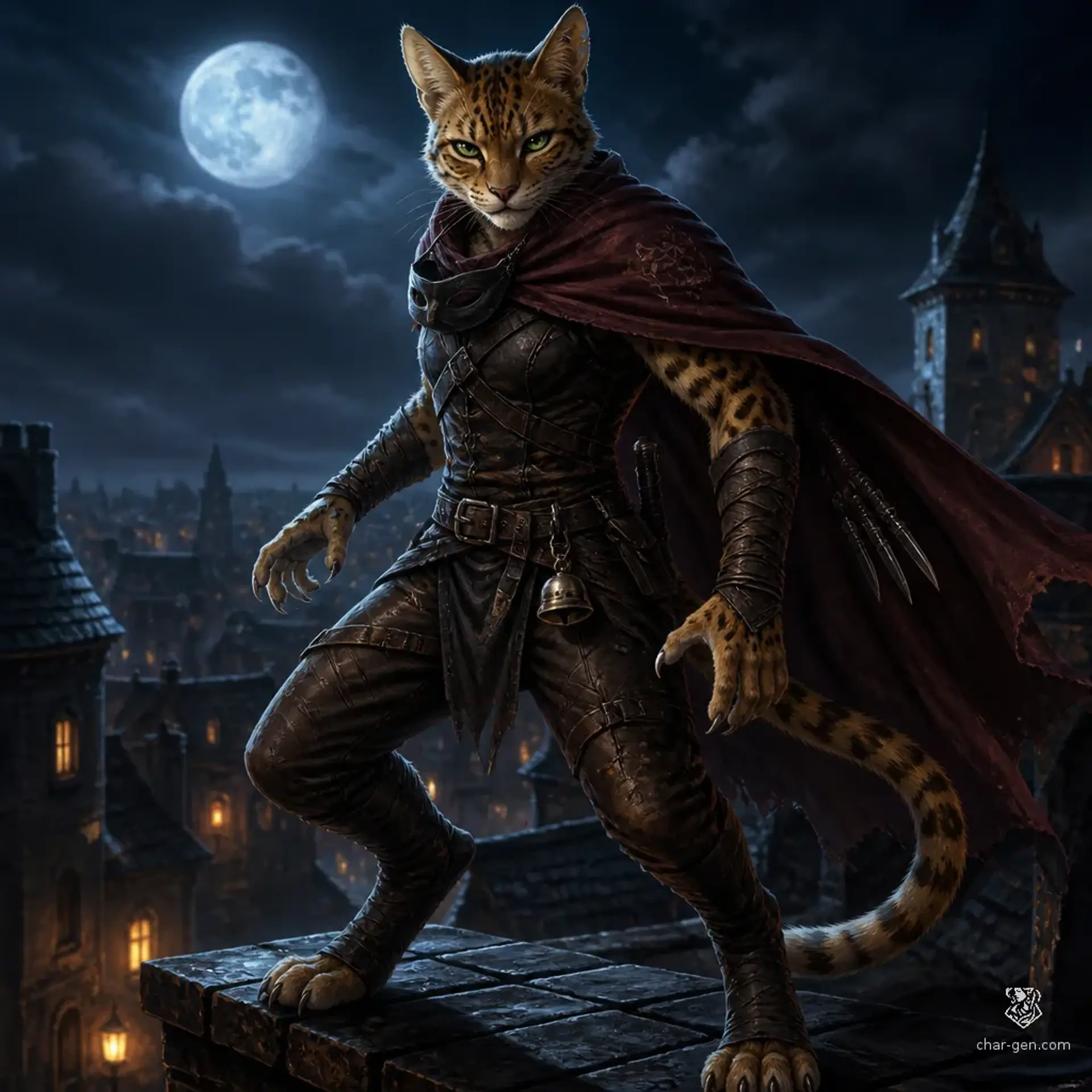 Keshik Quickstep - AI-generated fantasy Character