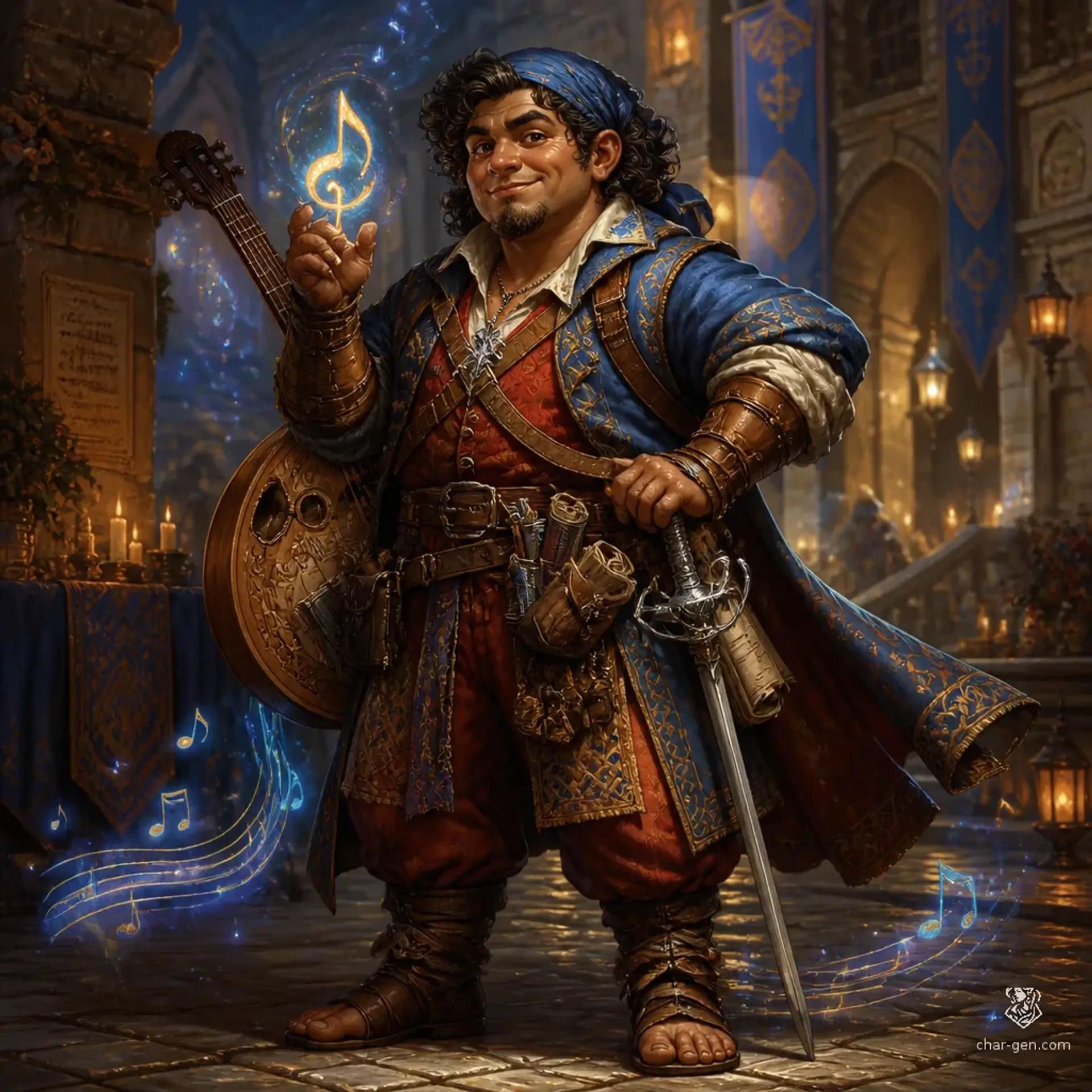 Luis Bardoni - AI-generated fantasy Character