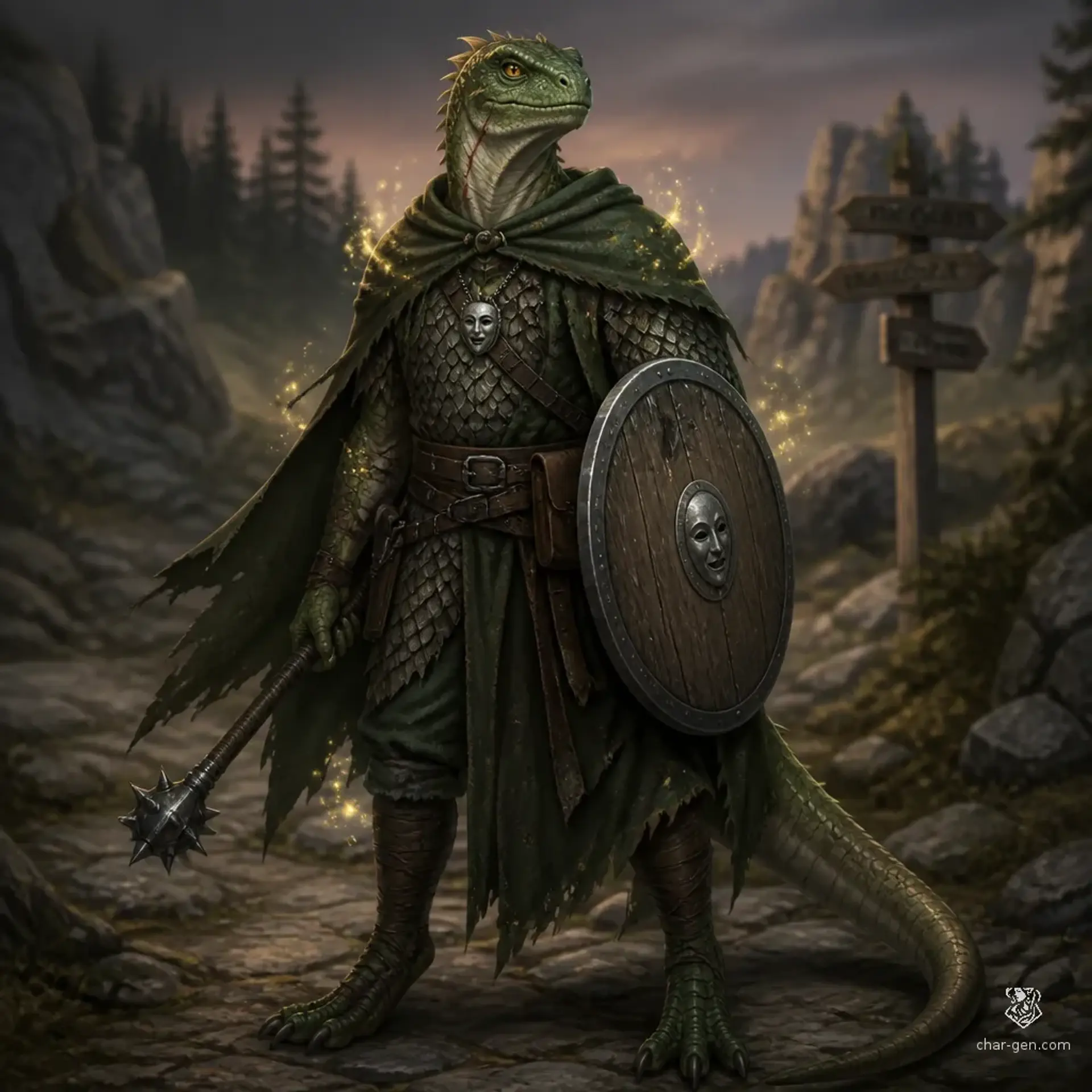 Mytch Lyndsey - AI-generated fantasy Character