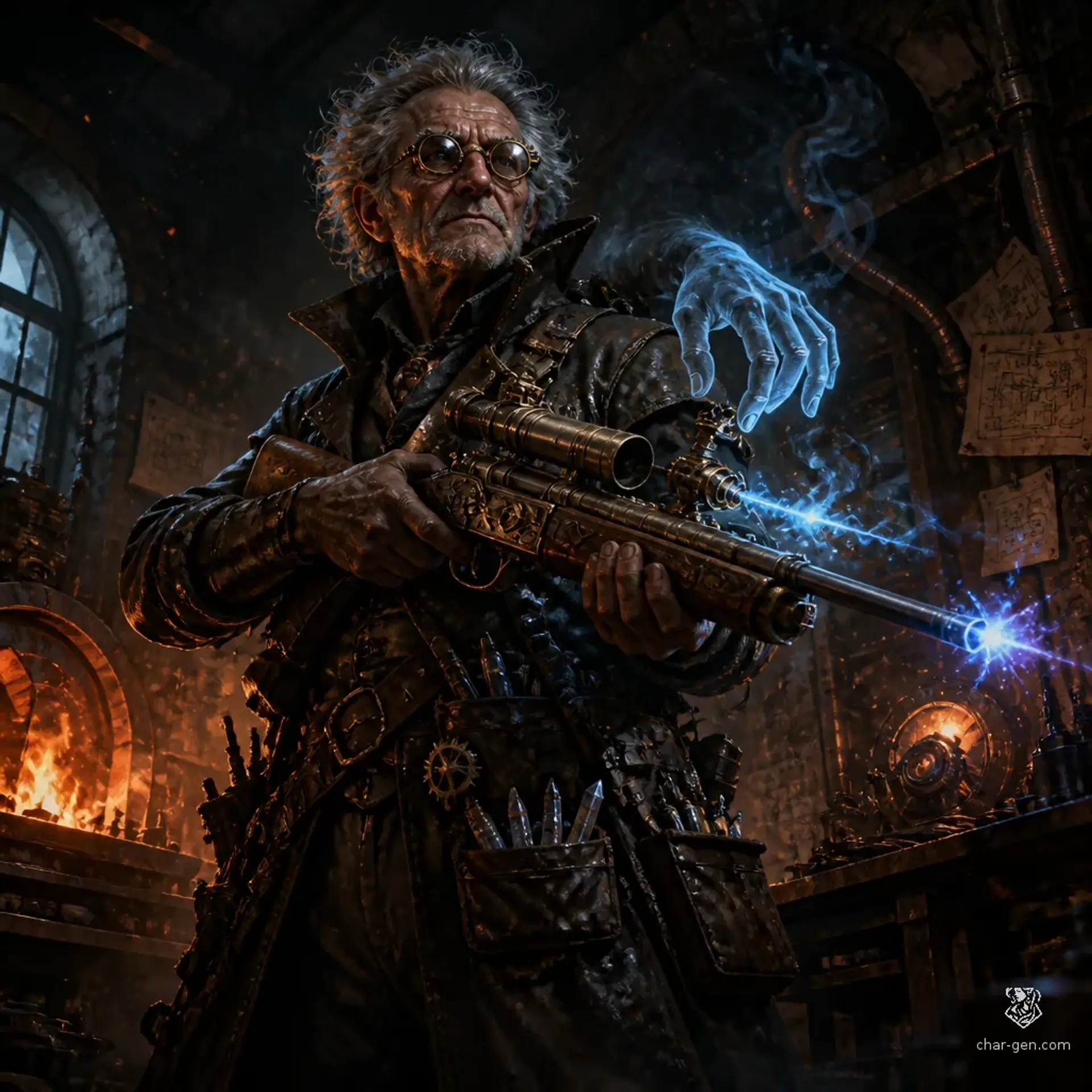 Edward Ashenwolf - AI-generated fantasy Character