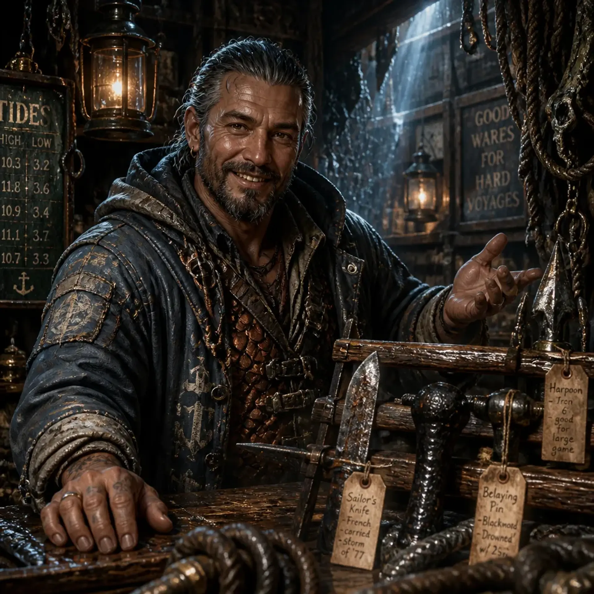 Ketch & Coil - AI-generated fantasy Shop