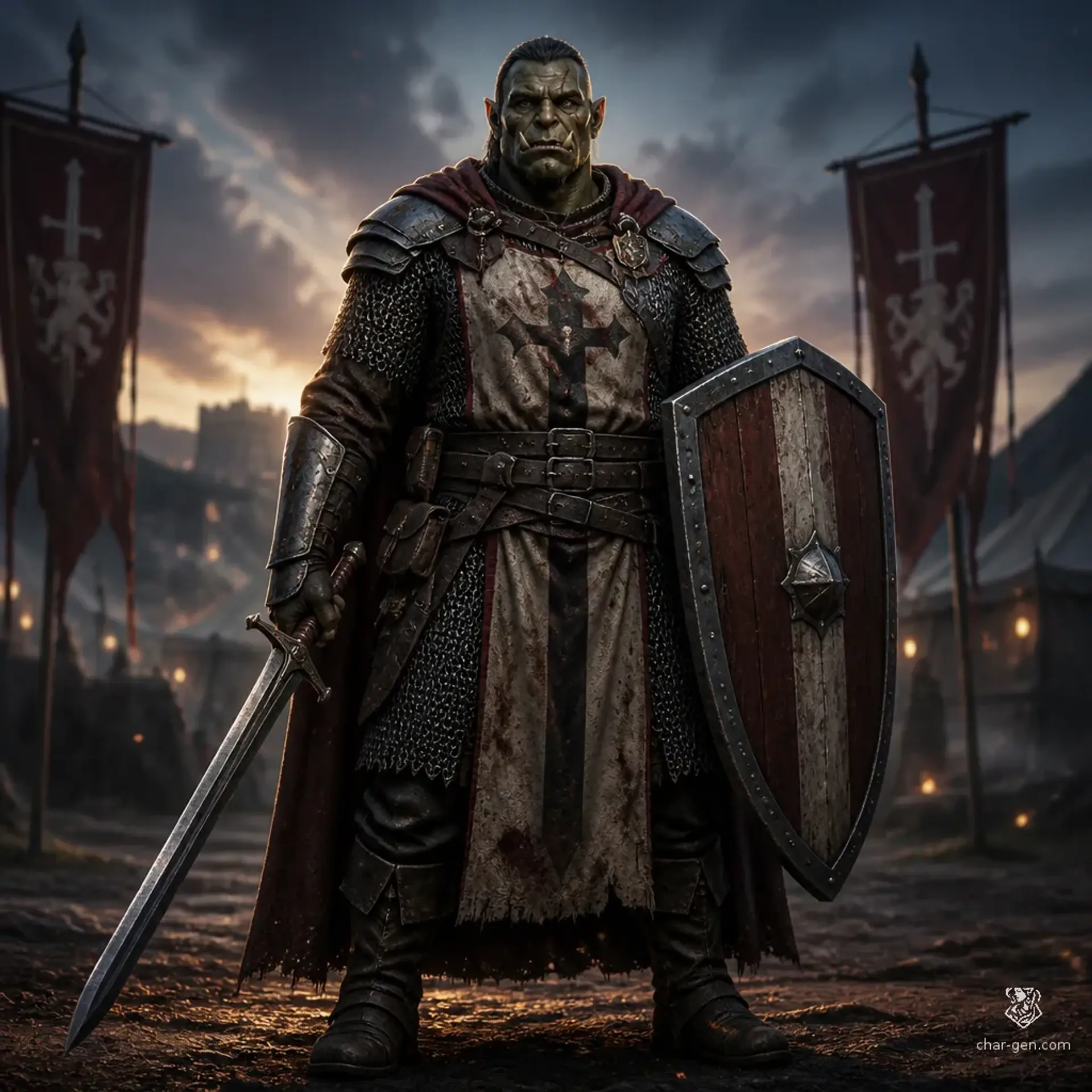 Gorm - AI-generated fantasy Character