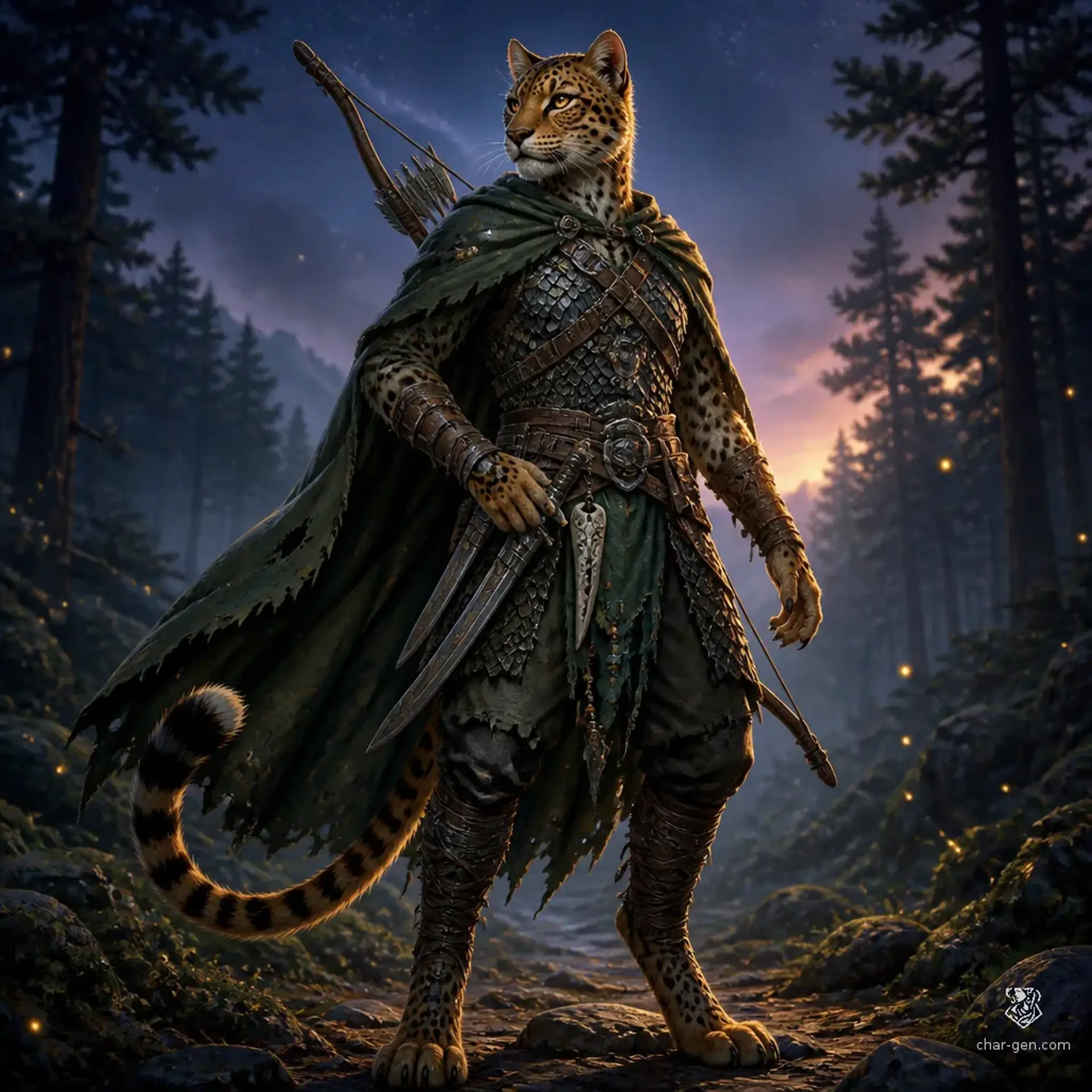 Brayson Randel - AI-generated fantasy Character