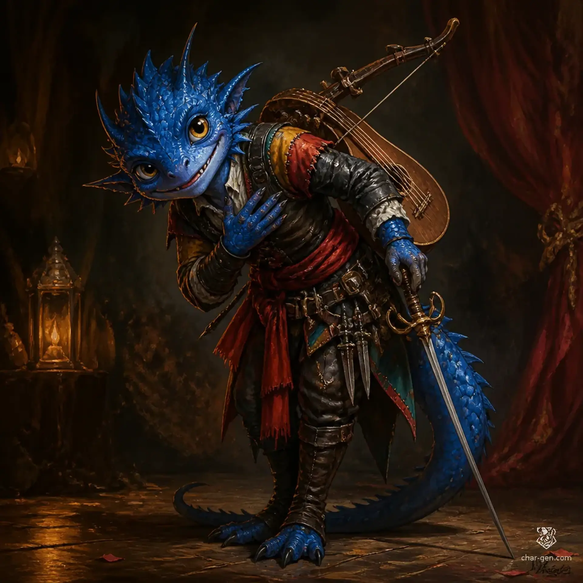 Blueberry - AI-generated fantasy Character