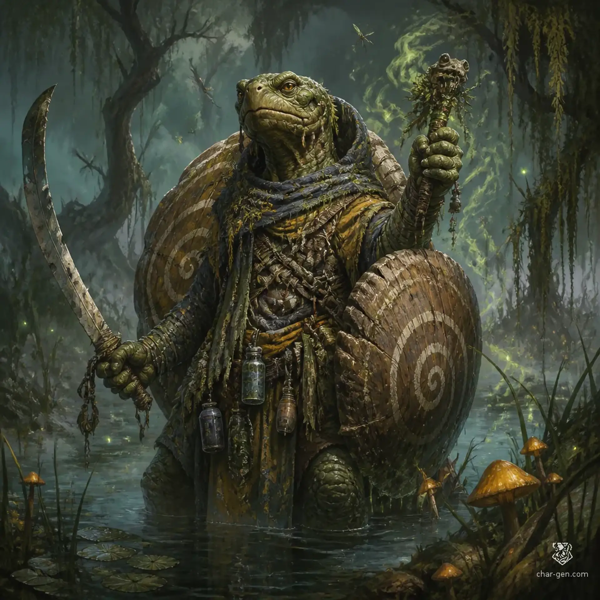 Bruschka - AI-generated fantasy Character