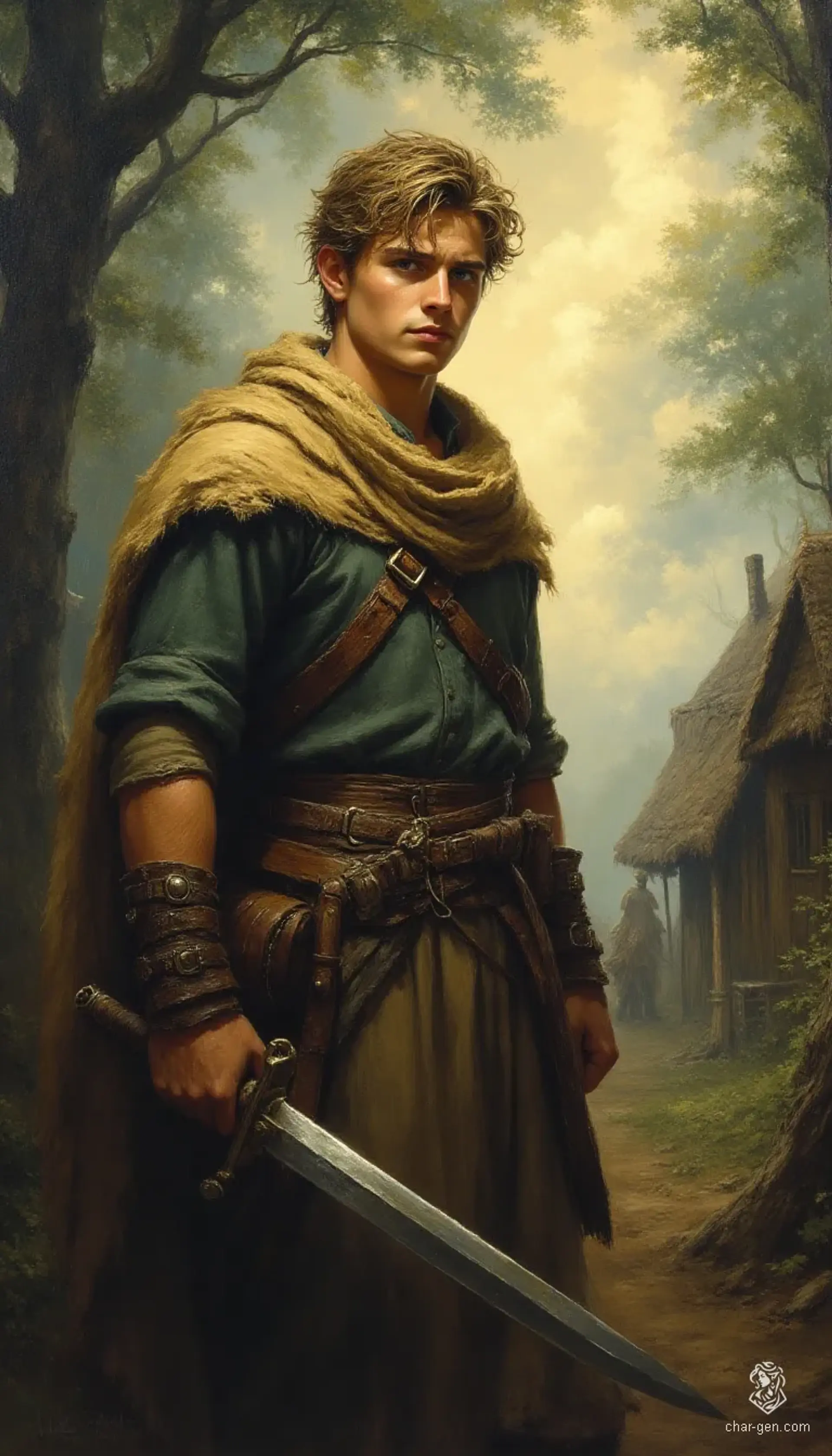 Tharion Greendale - AI-generated fantasy NPC
