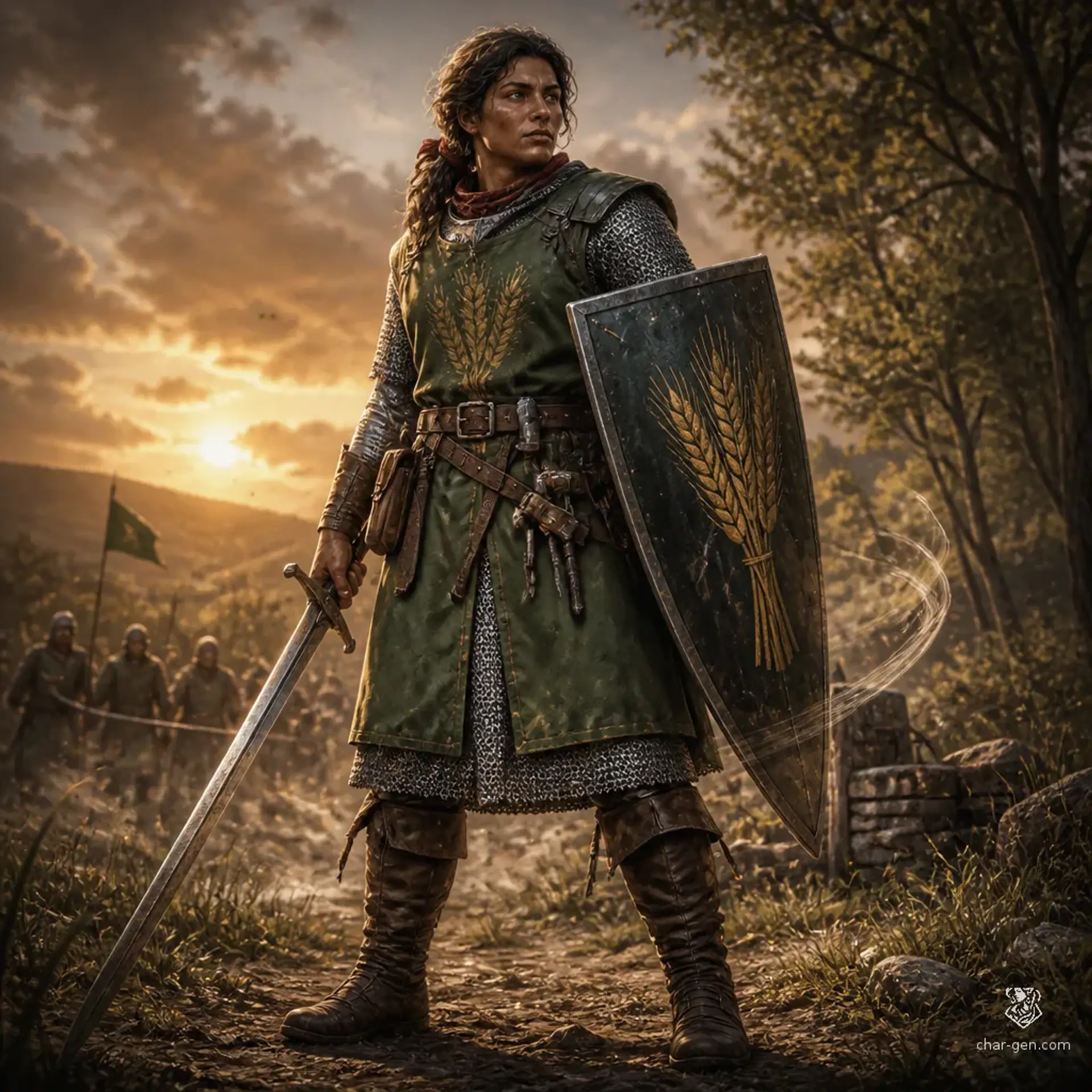 Kovena Sova - AI-generated fantasy Character