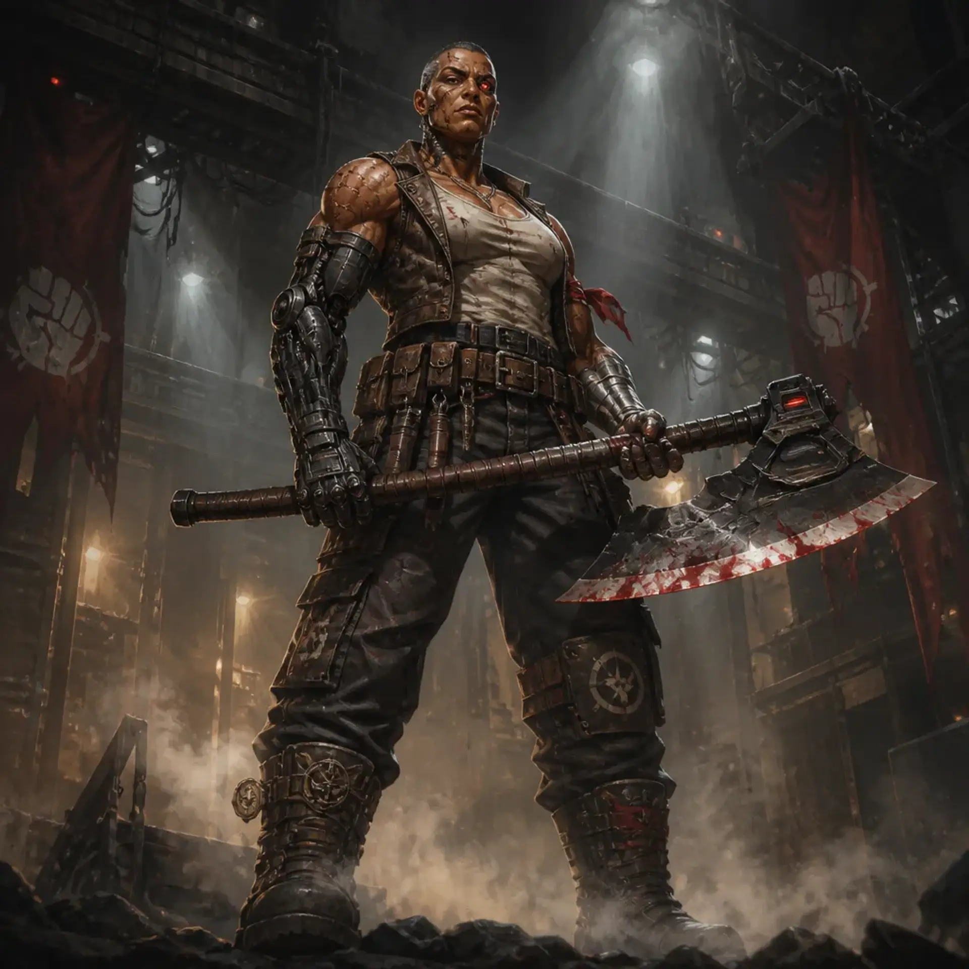 Tusk - AI-generated fantasy Character