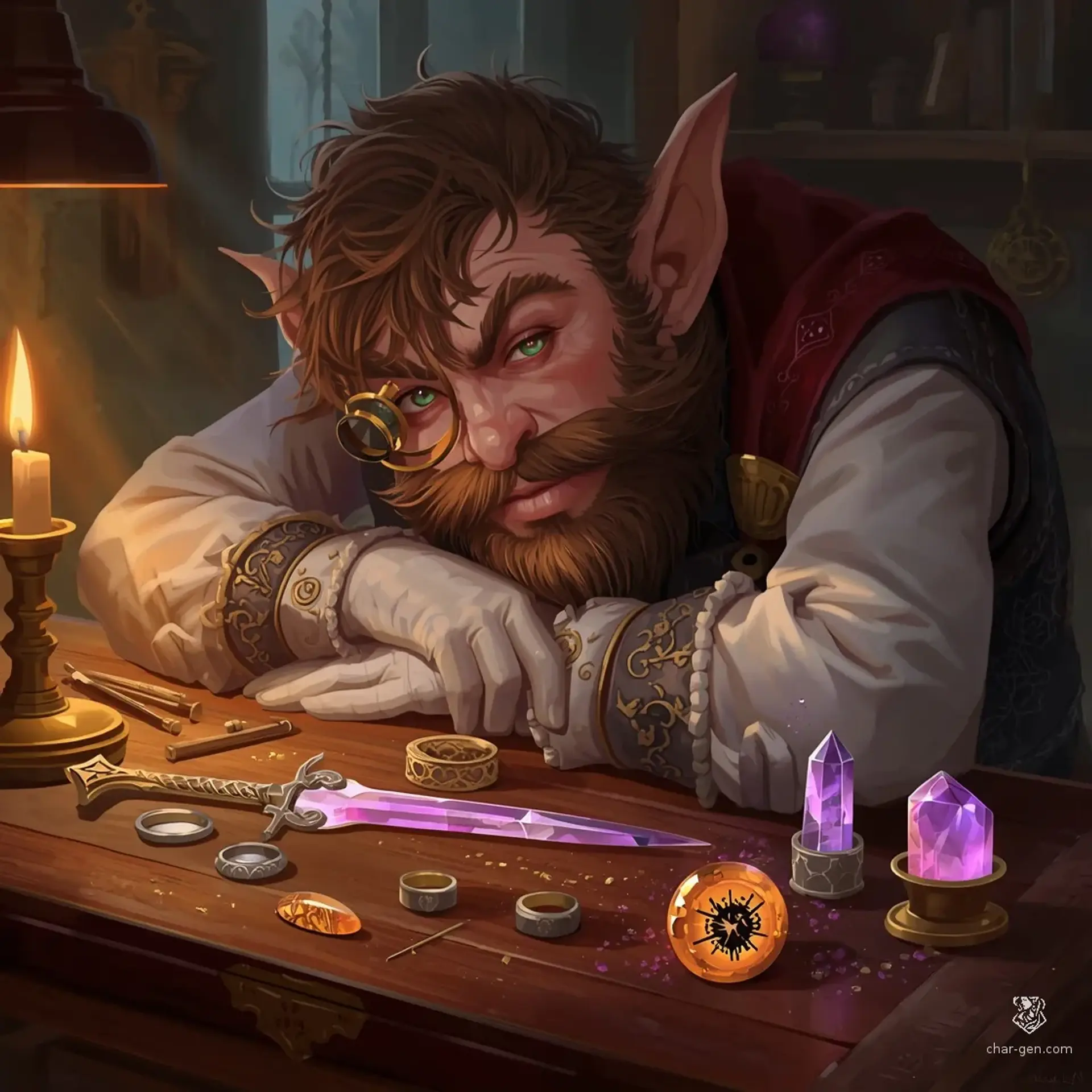 The Faceted Fortune - AI-generated fantasy Shop
