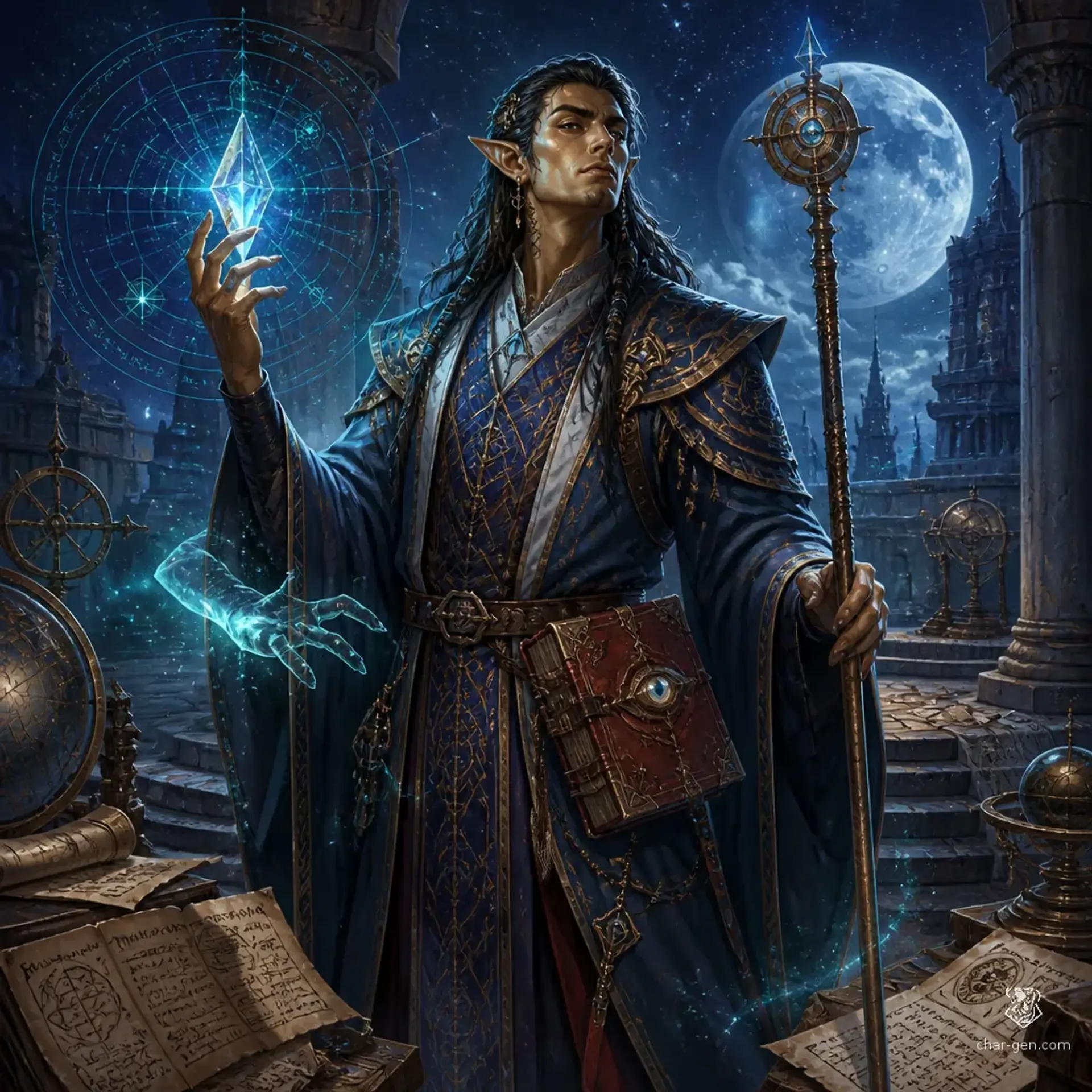 Tazkir Etxeberri - AI-generated fantasy Character