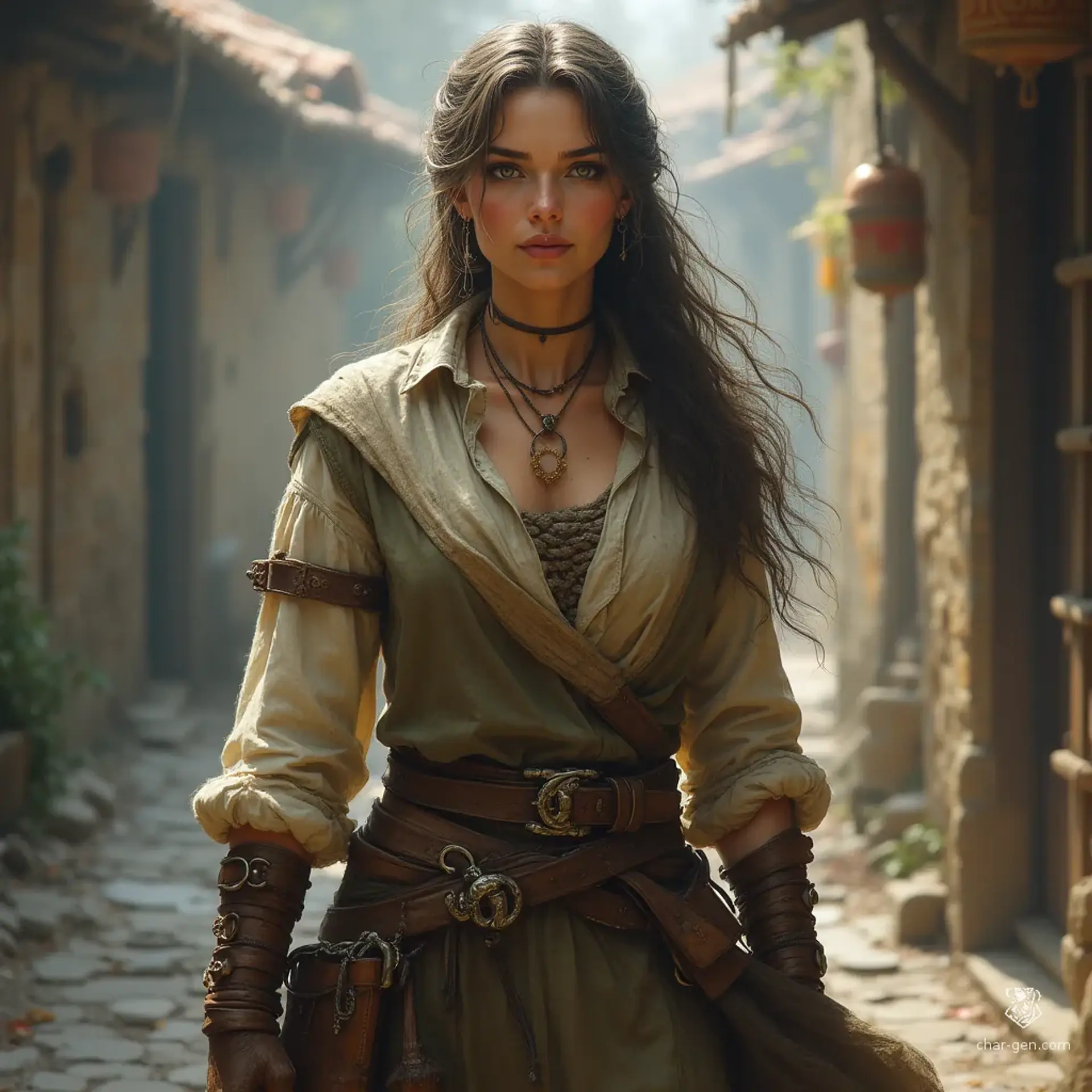 Jane Quaint - AI-generated fantasy NPC