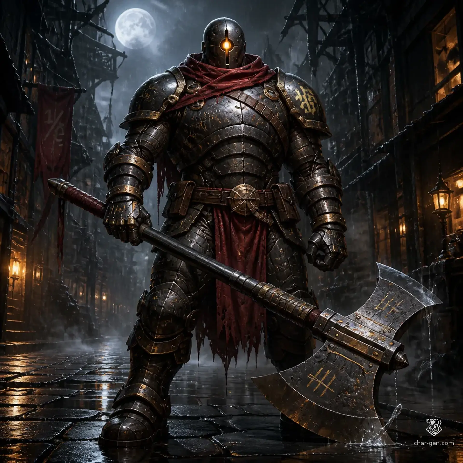 Bar G. - AI-generated fantasy Character