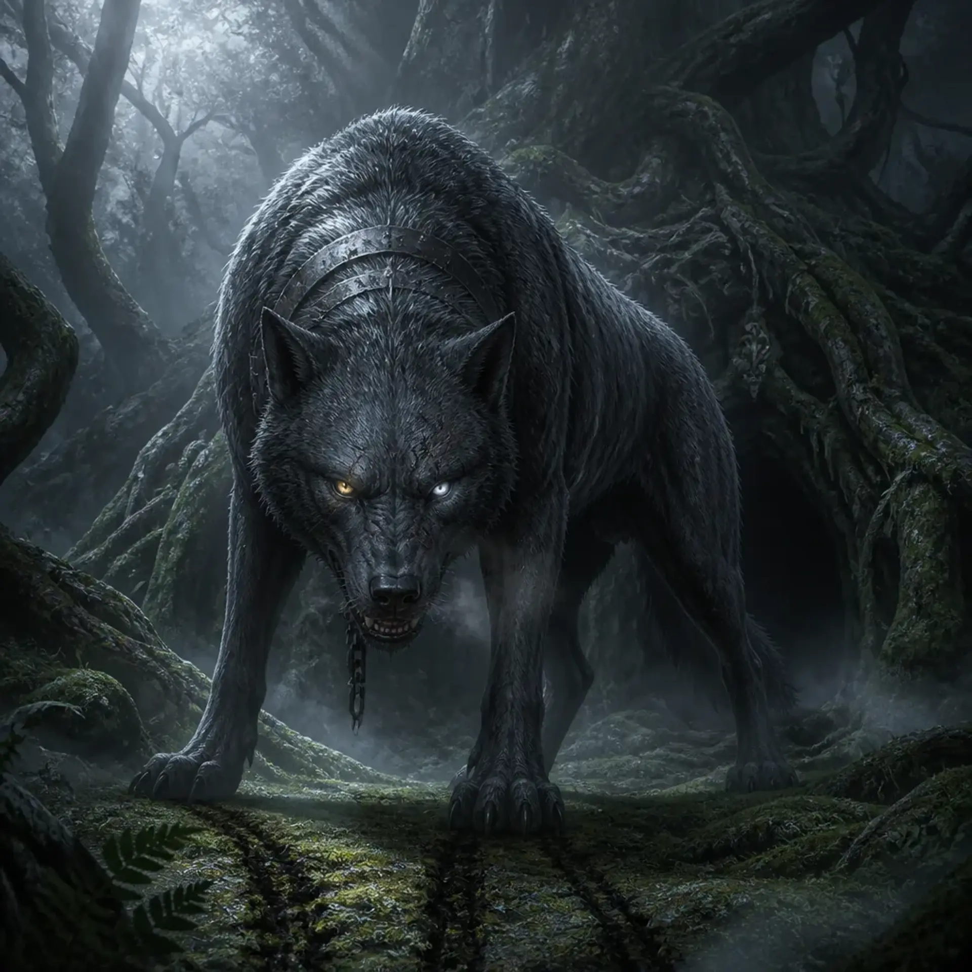 Grauzahn - AI-generated fantasy Monster