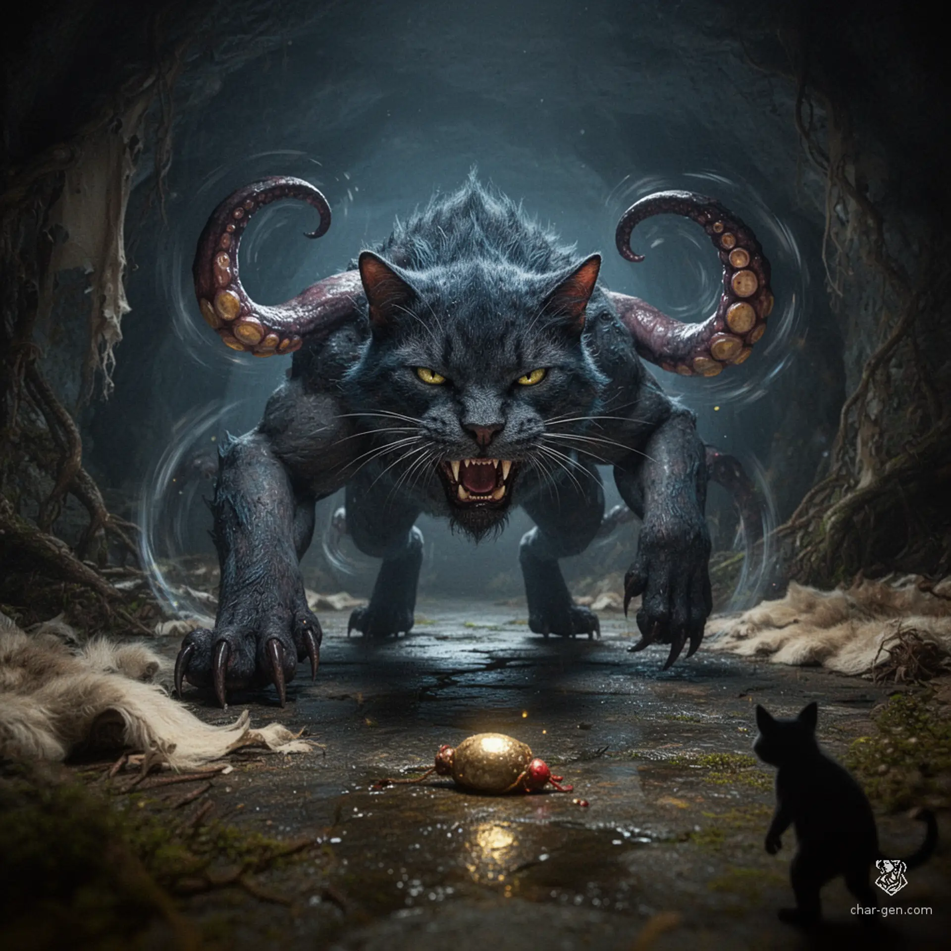 Displacer Beast’s Secret Nestcam | Fantasy Art Competition | CharGen